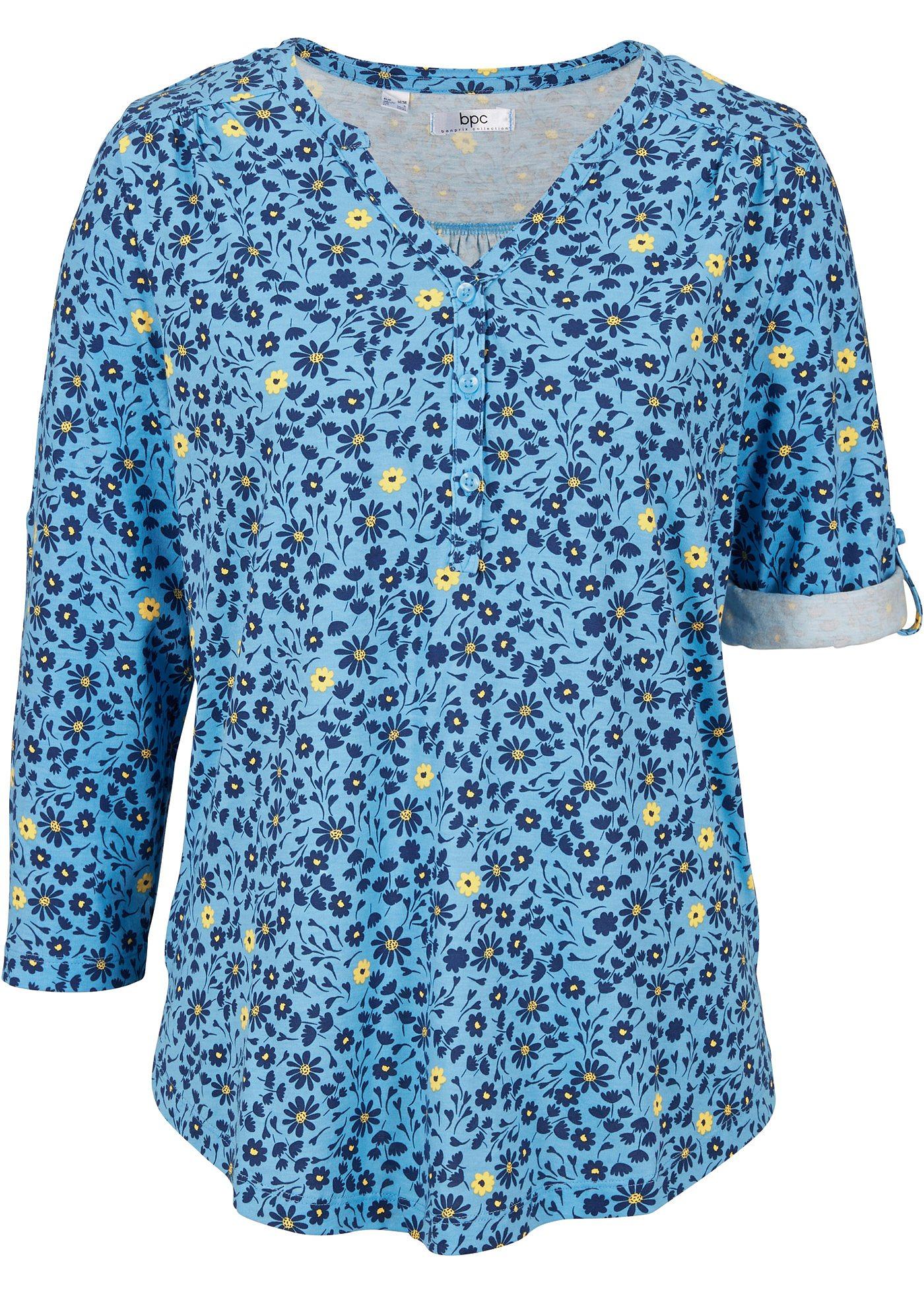 Tunique fluide manches 3/4