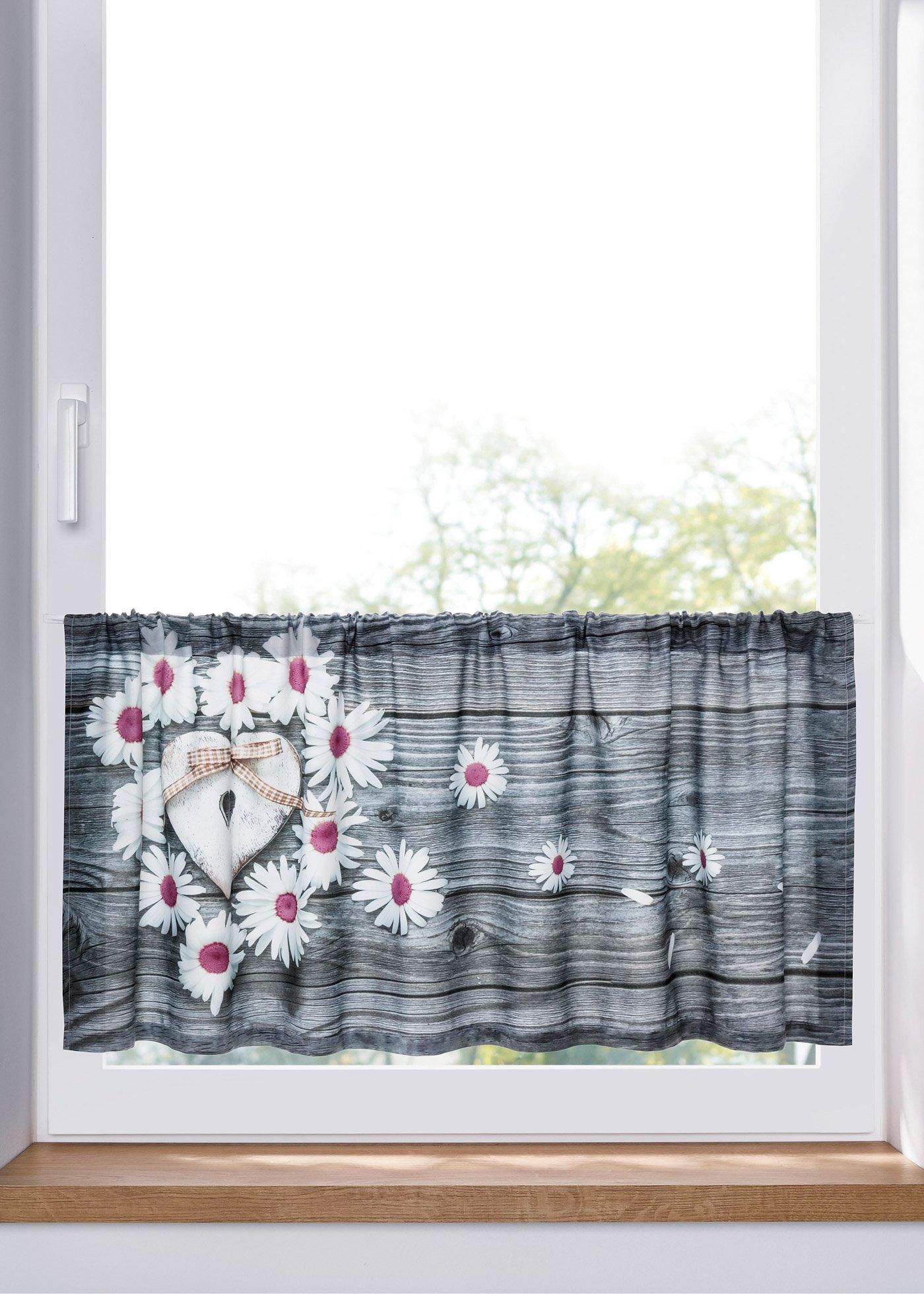 Brise-bise à imprimé numérique fleurs