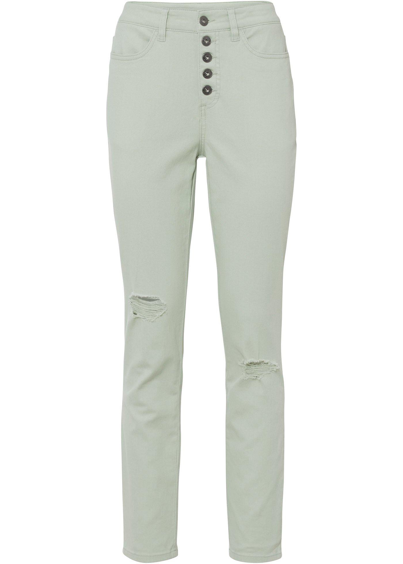 Pantalon extensible, taille haute