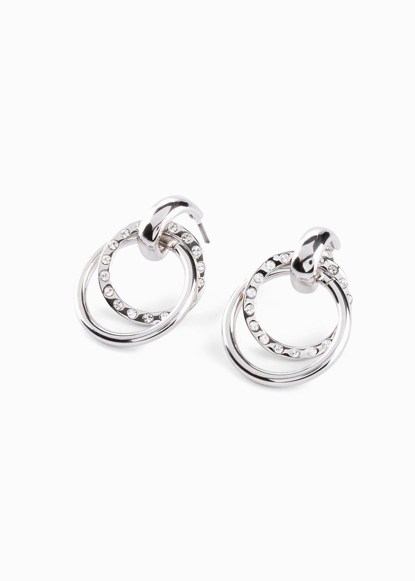 Clous d'oreilles avec cristaux