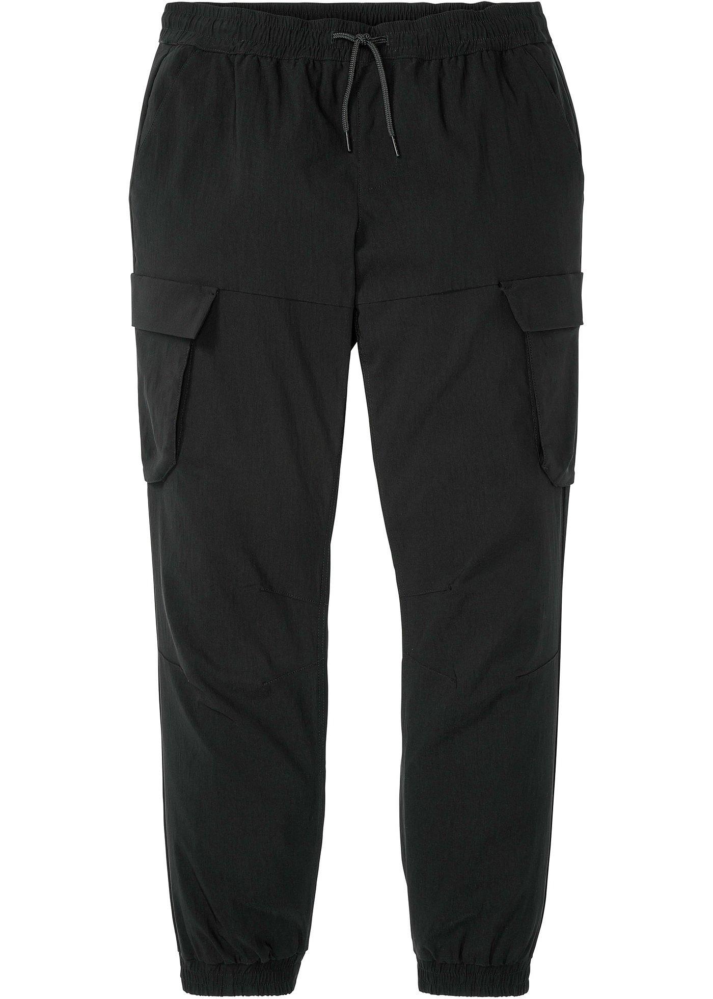 Pantalon taille extensible avec poches cargo, Loose Fit