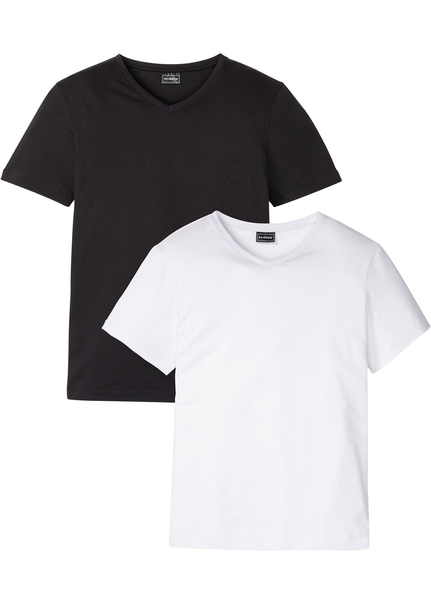 Lot de 2 T-shirts extensibles, Slim Fit