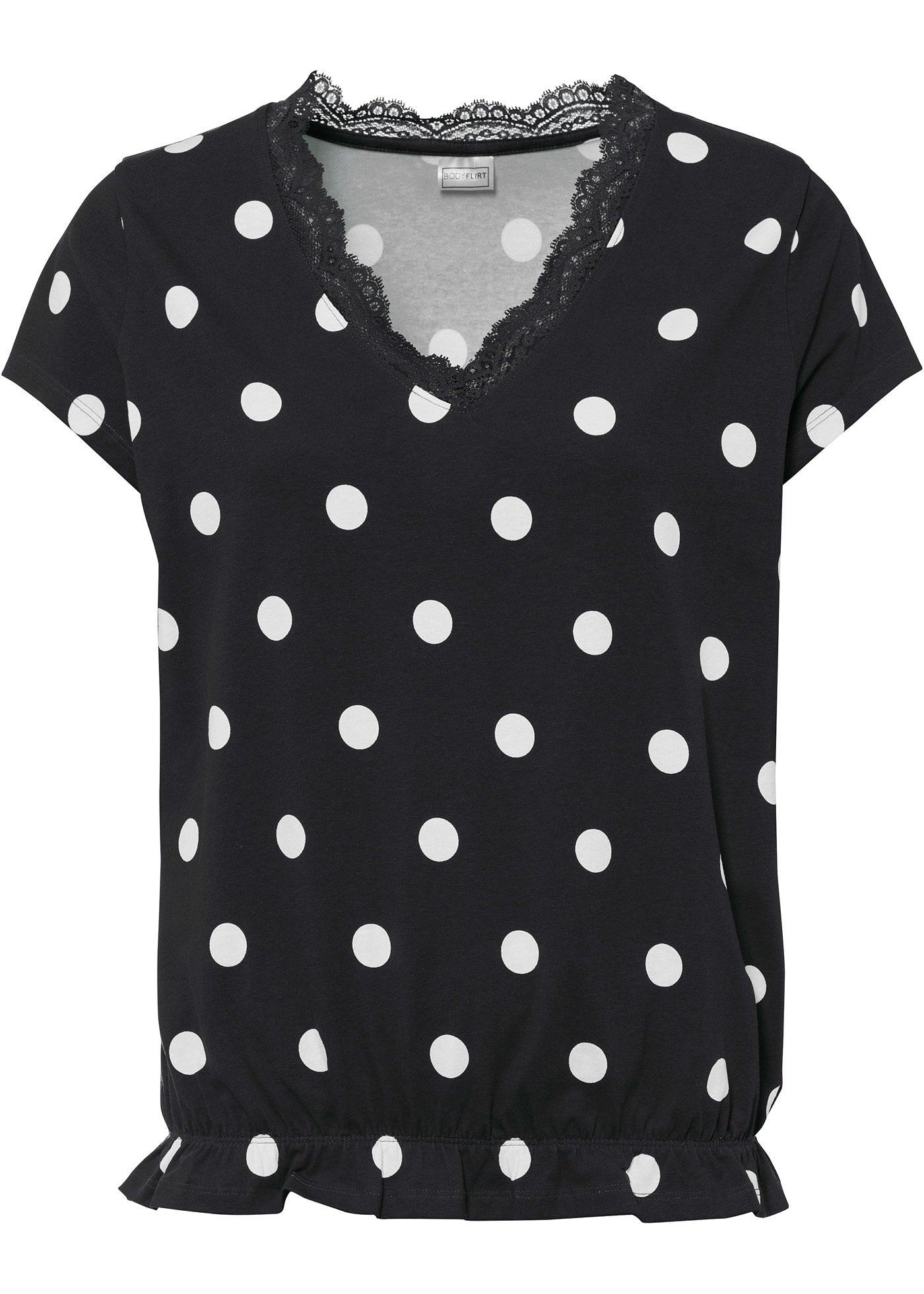 T-shirt à pois