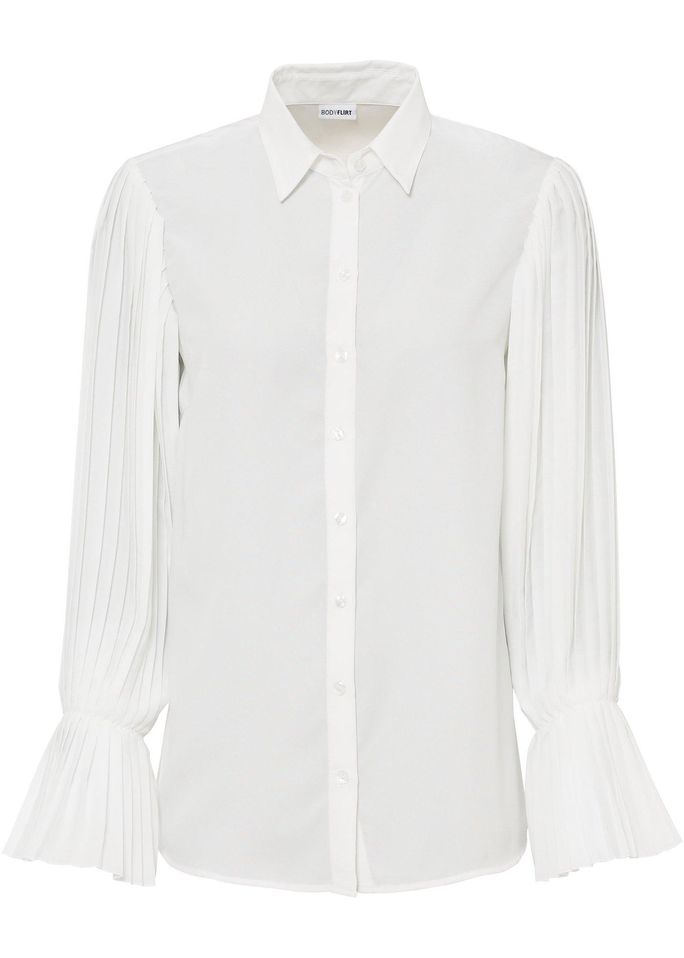 Chemisier à manches plissées