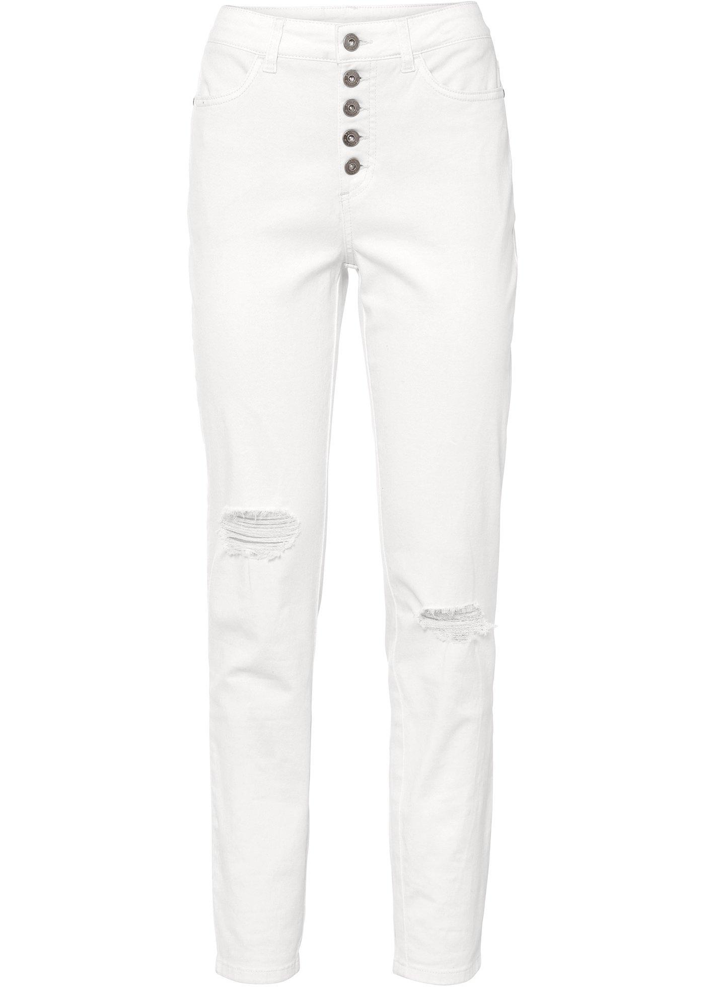 Pantalon extensible, taille haute