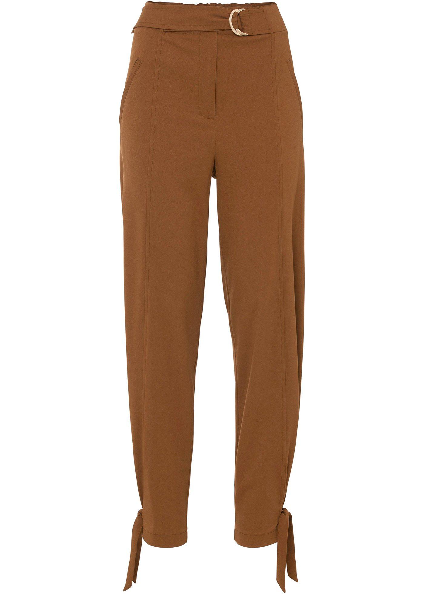 Pantalon avec ceinture à nouer