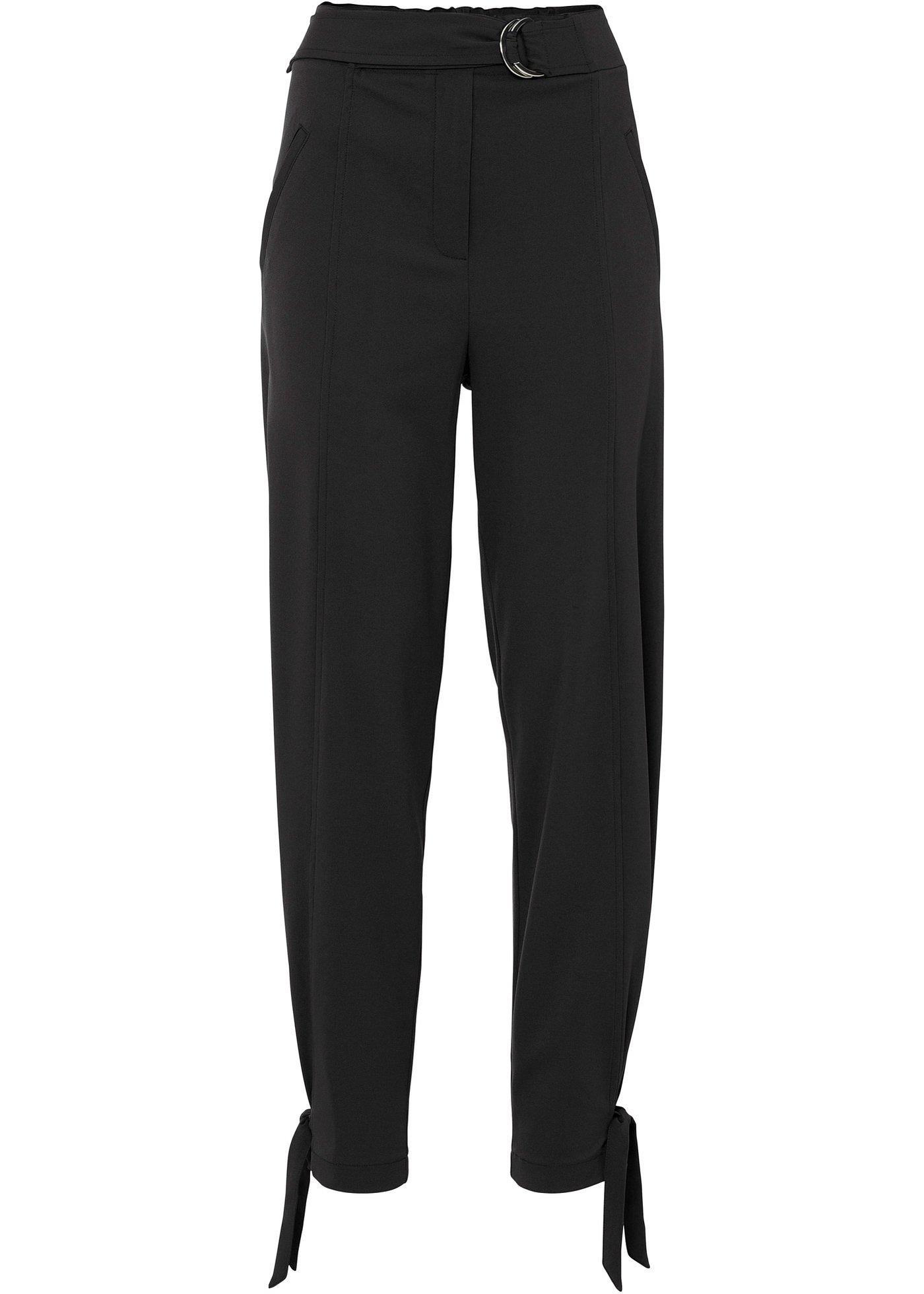 Pantalon avec ceinture à nouer