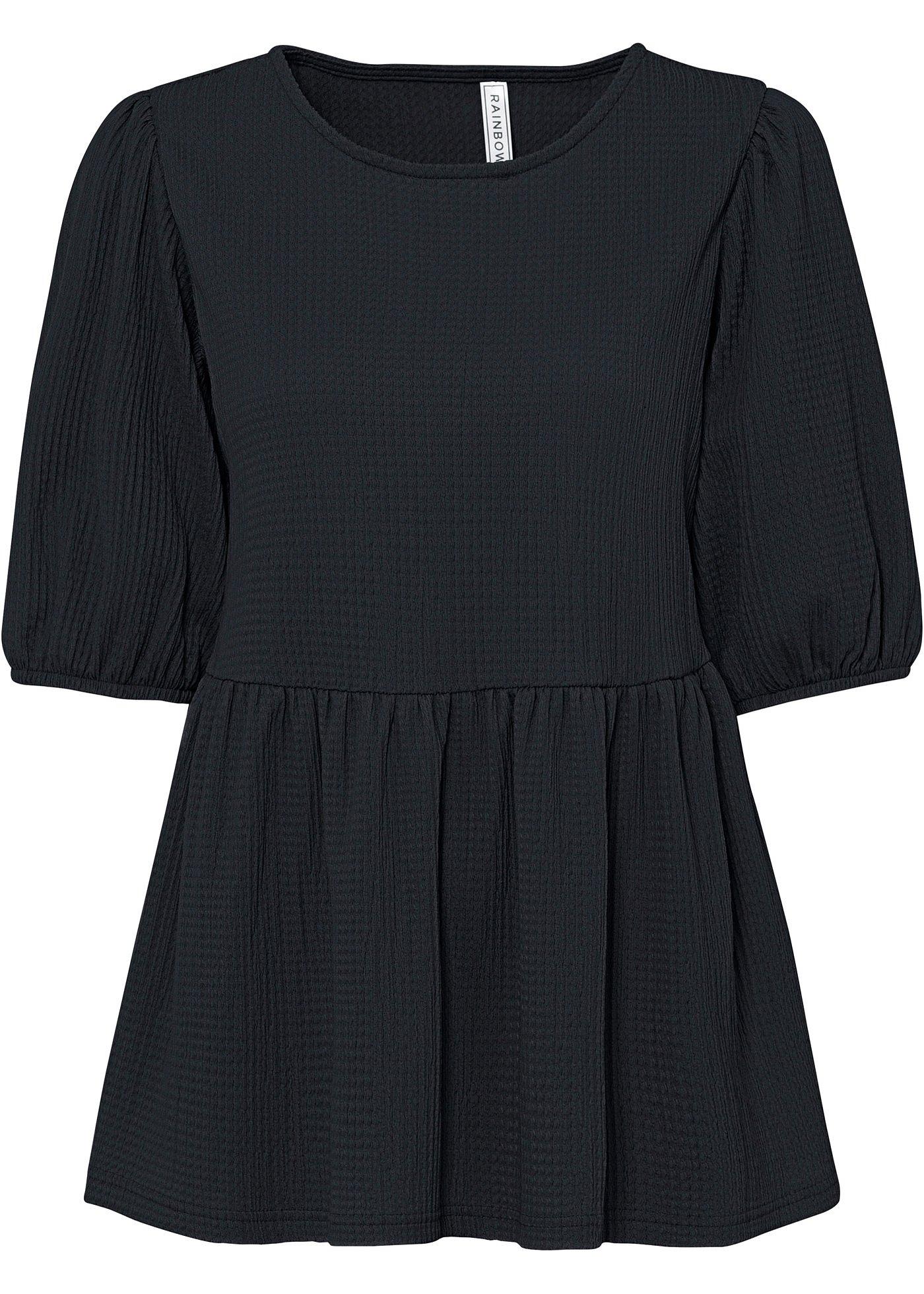 T-shirt mi-manches à volant