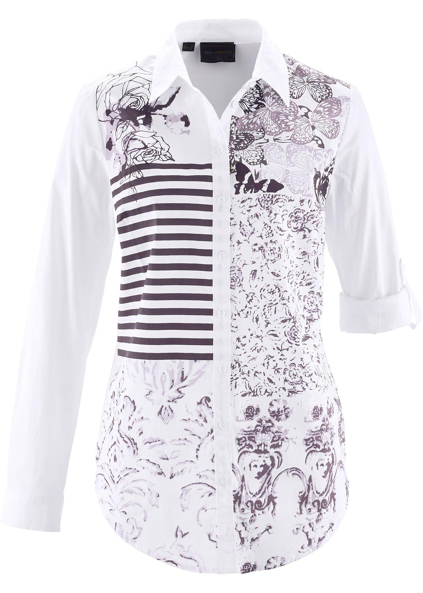 Chemisier à imprimé patchwork