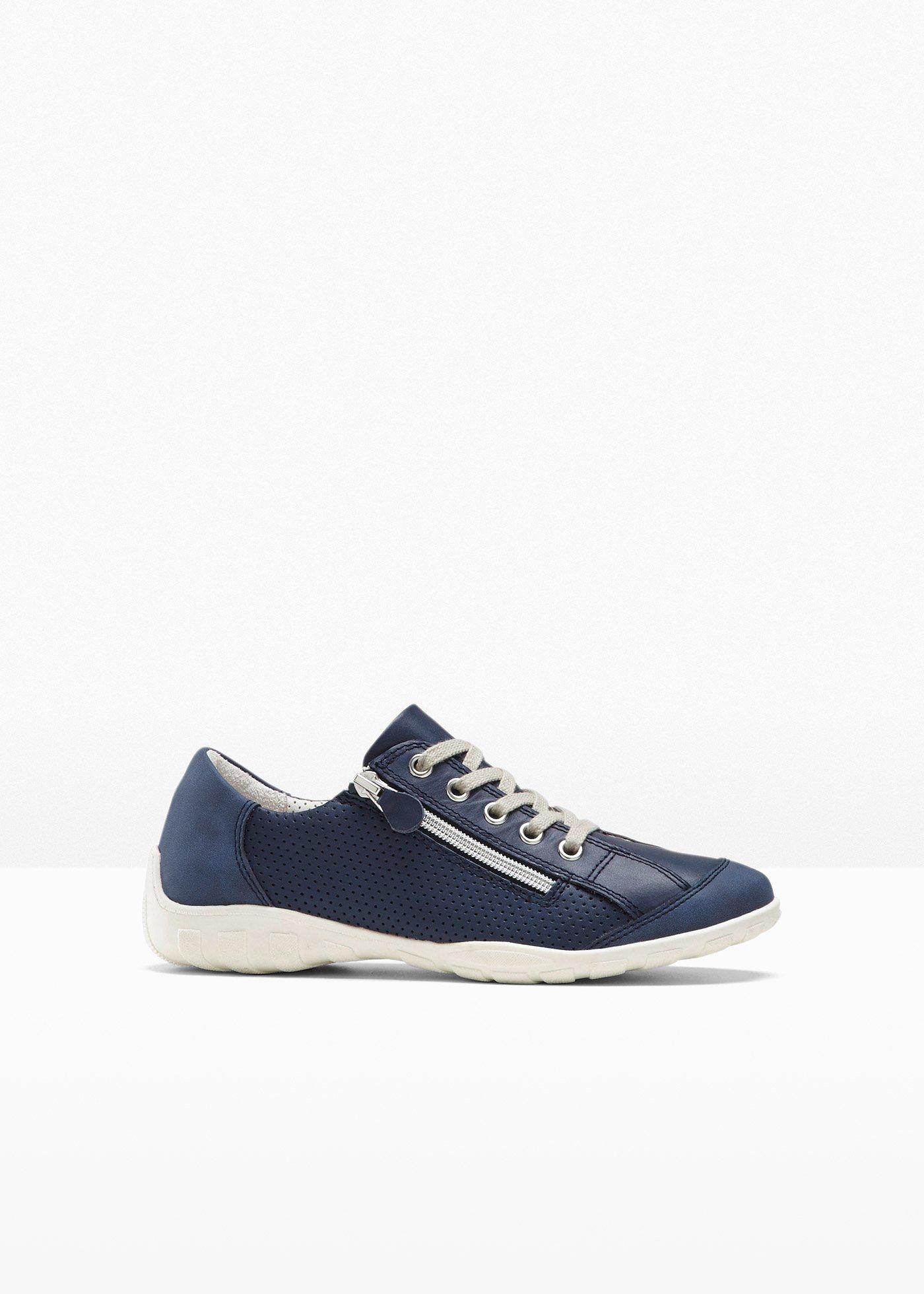 Sneakers confortables en cuir largeur H