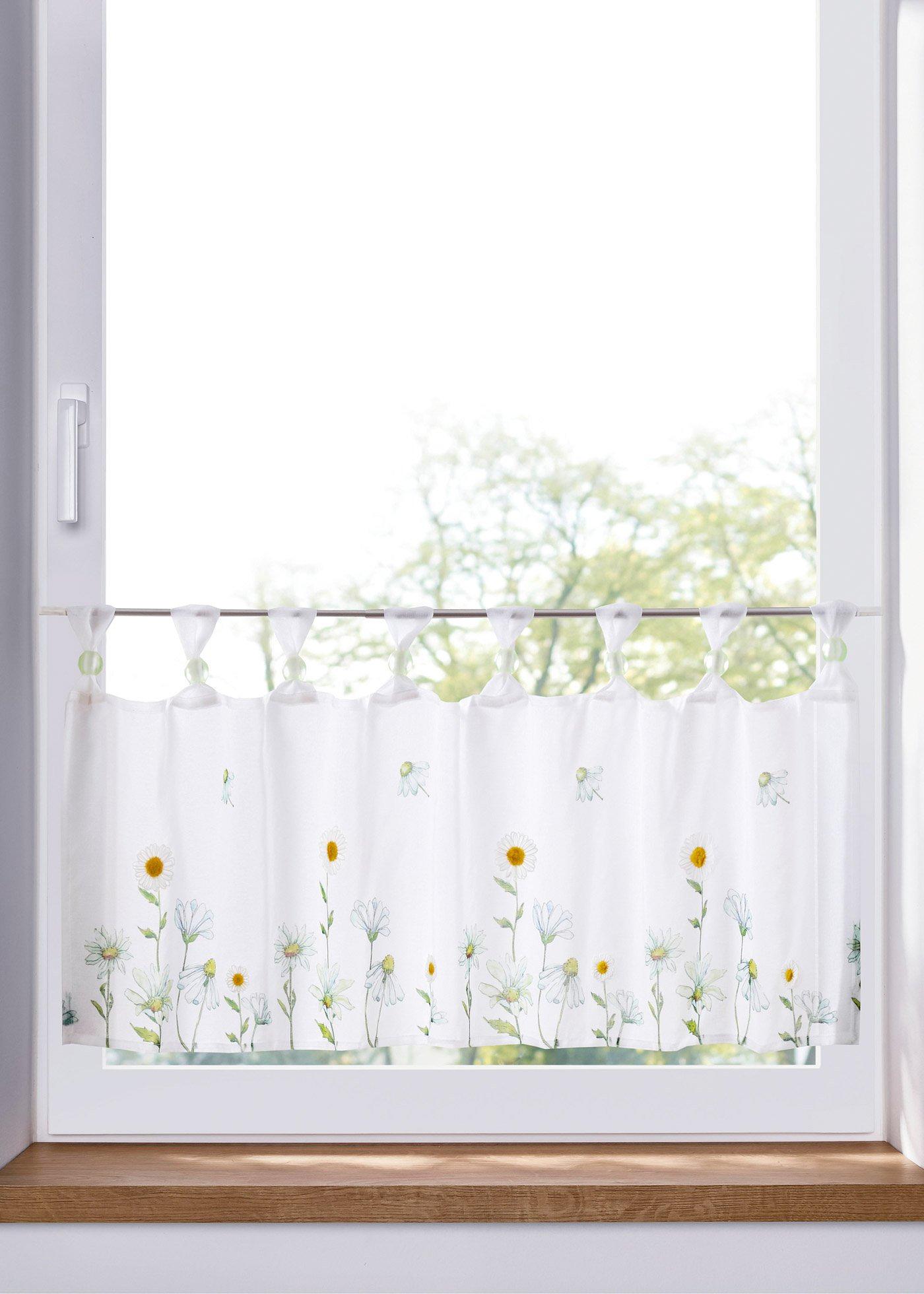 Brise-bise avec application florale