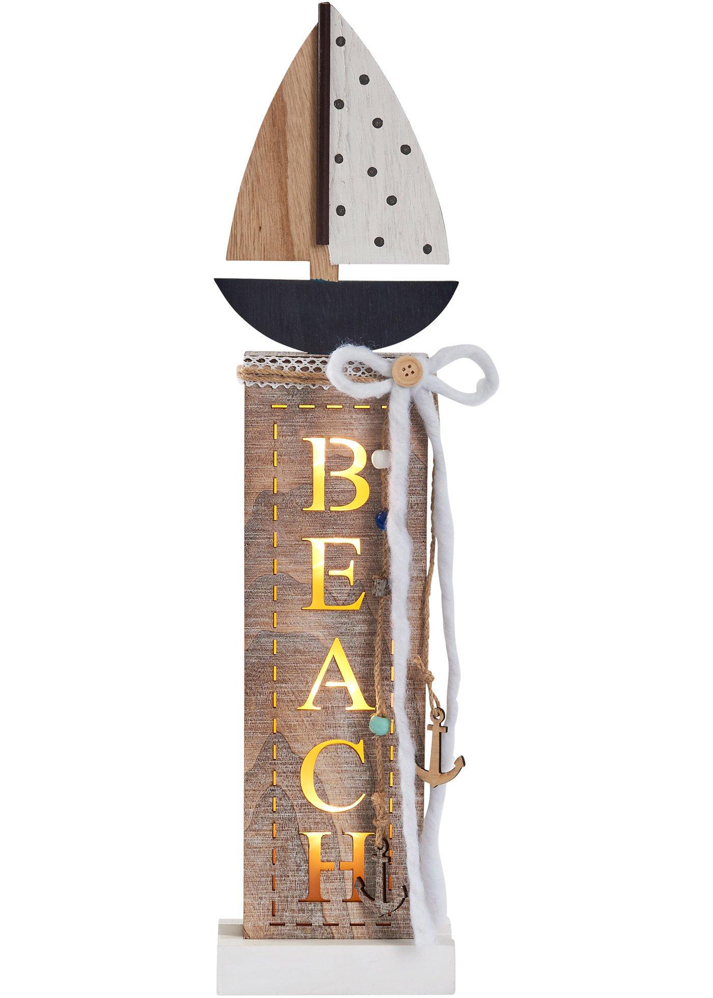 Décoration LED avec bateau