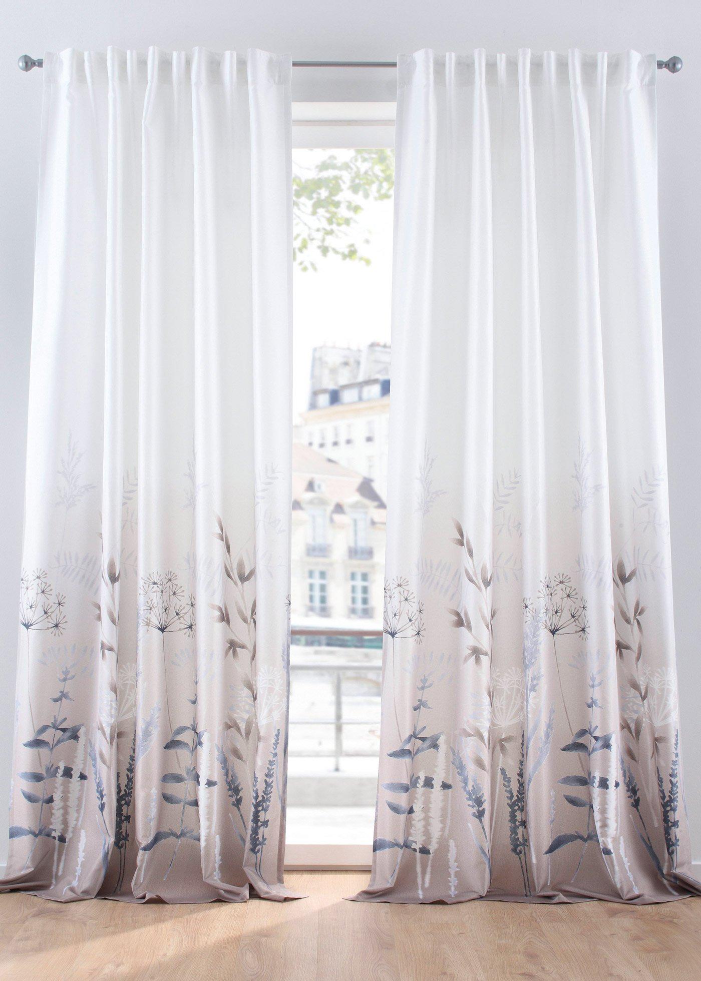 Panneau à imprimé floral (1 pce.)