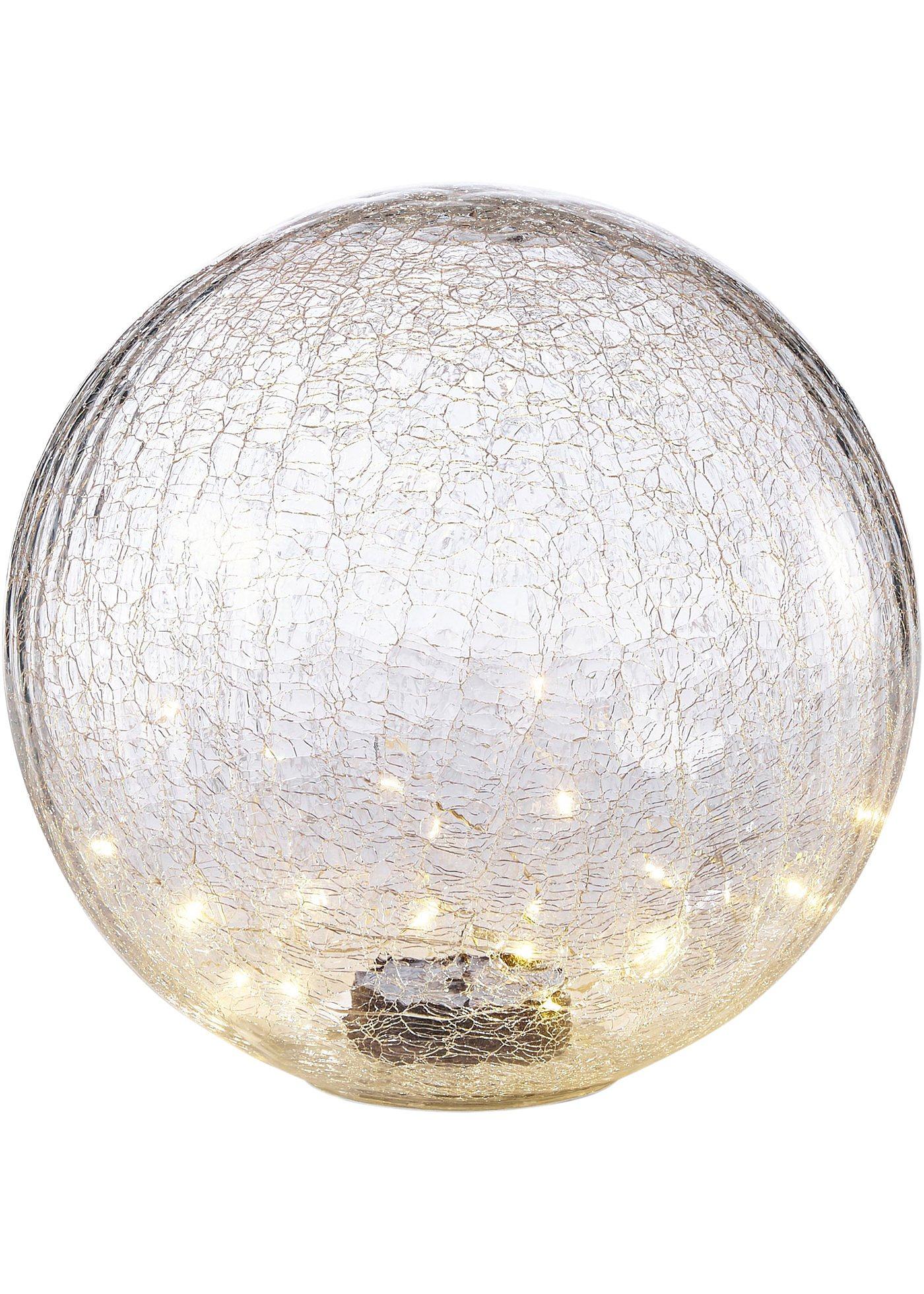 Éclairage solaire boule de verre