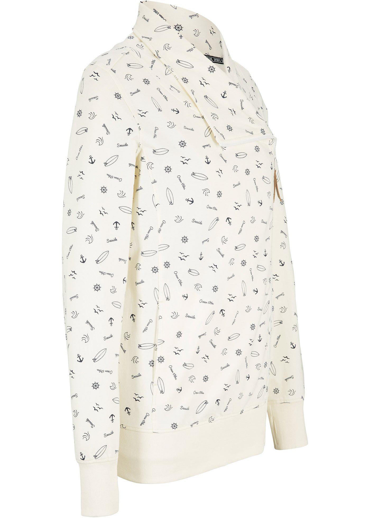 Veste sweat-shirt en coton bio, manches longues