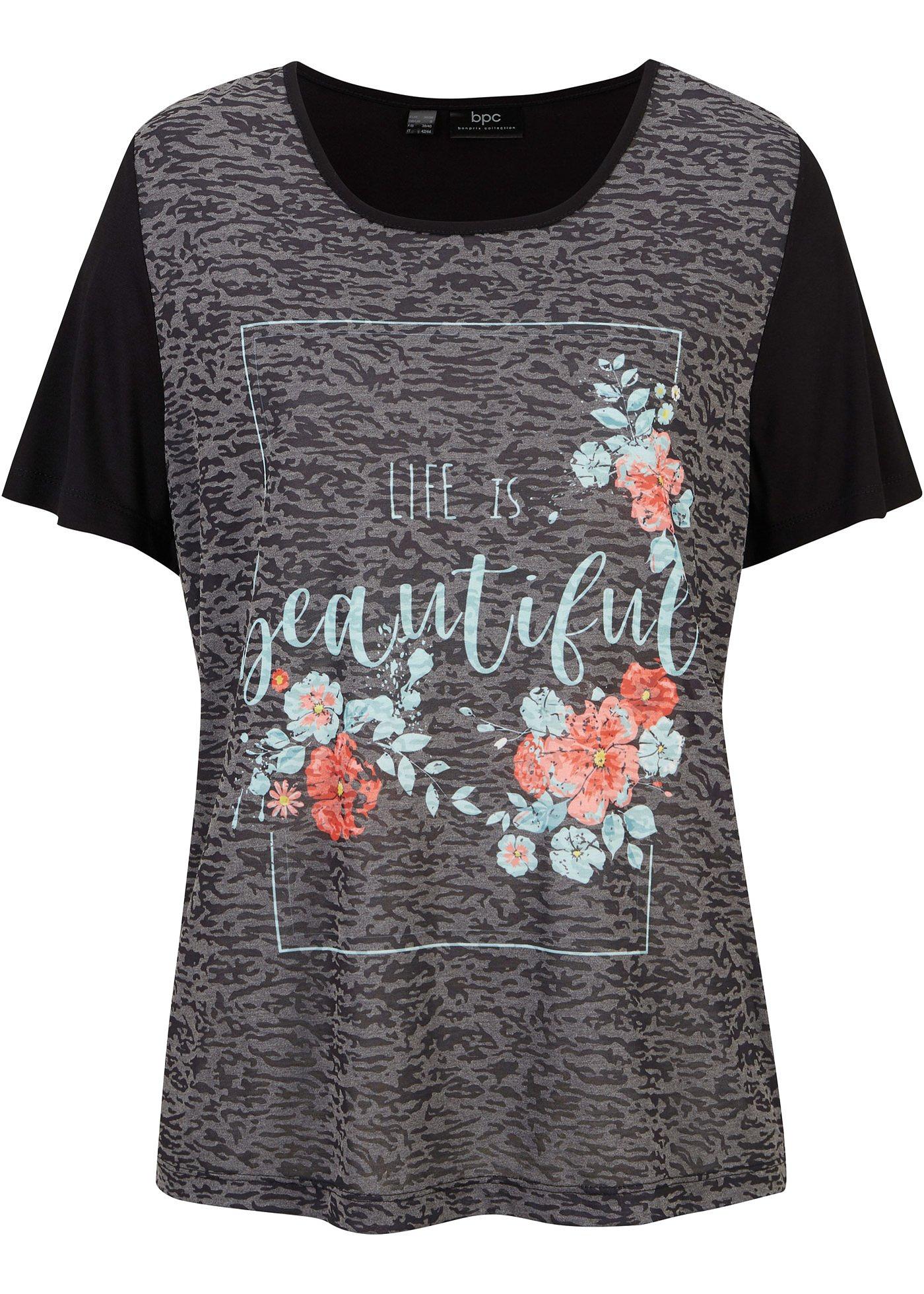 T-shirt à imprimé, manches courtes