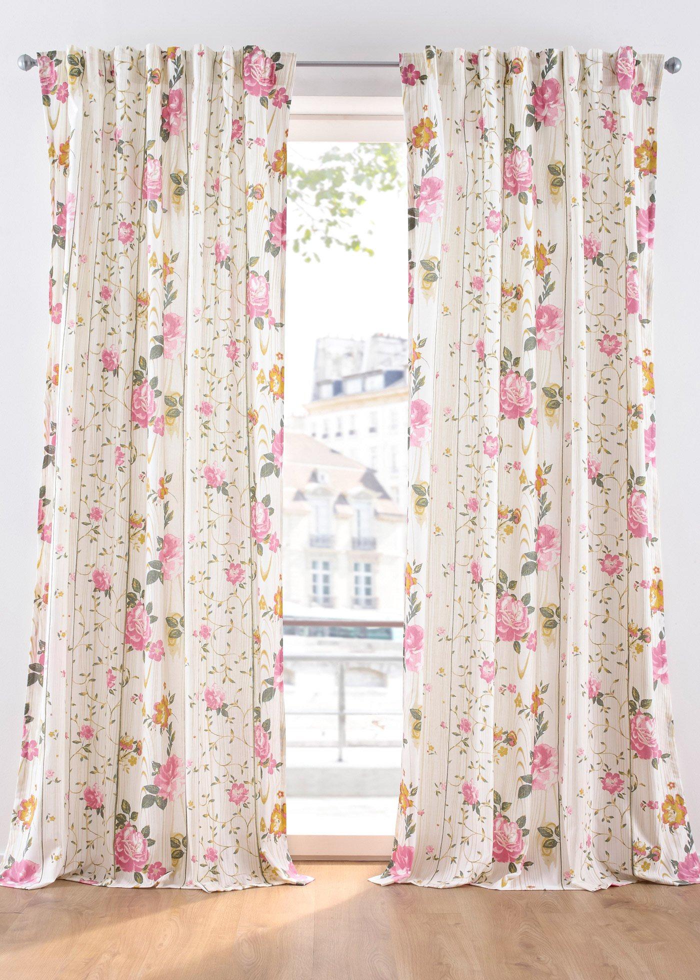 Panneau à imprimé floral (1 pce.)