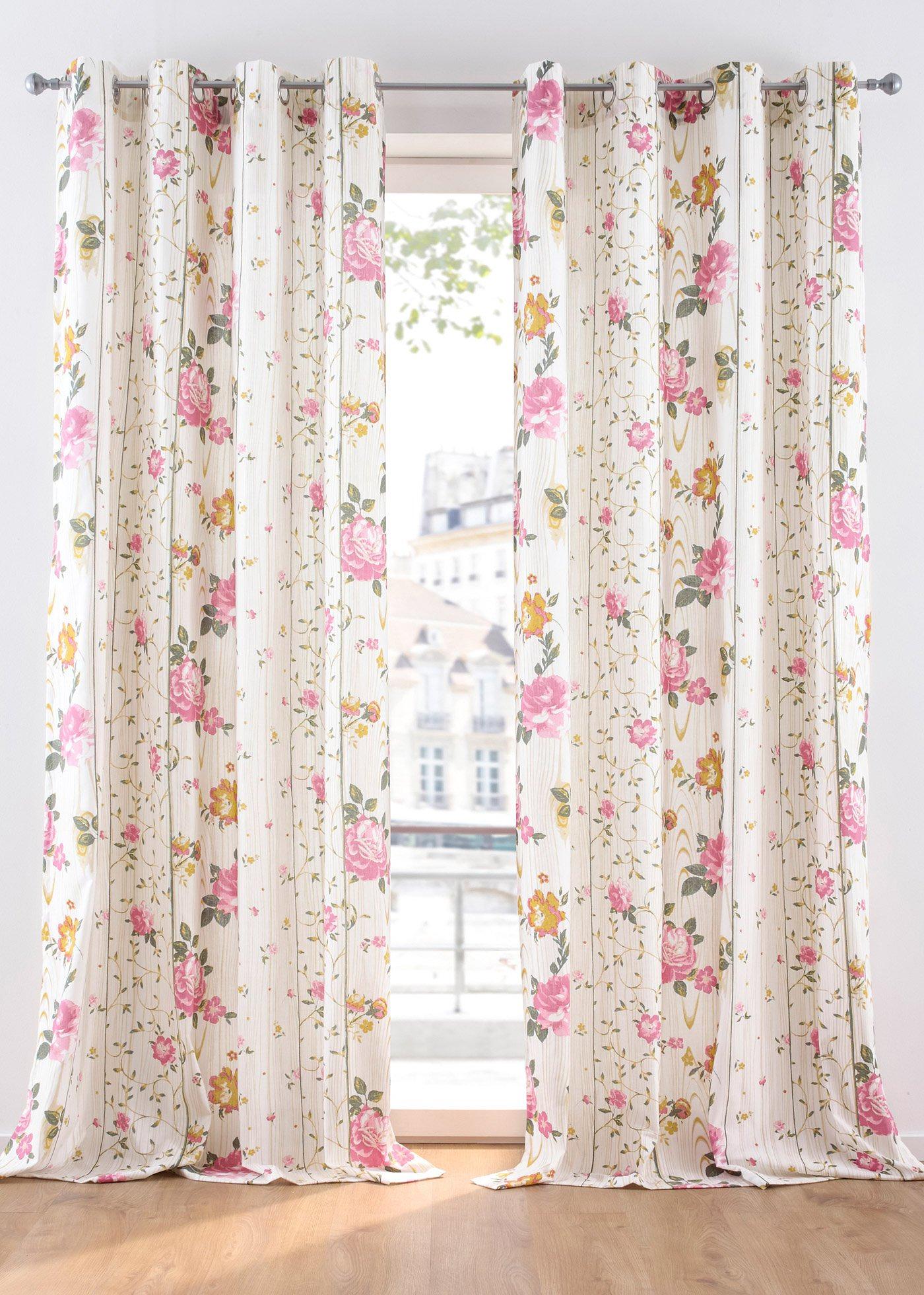 Panneau à imprimé floral (1 pce.)