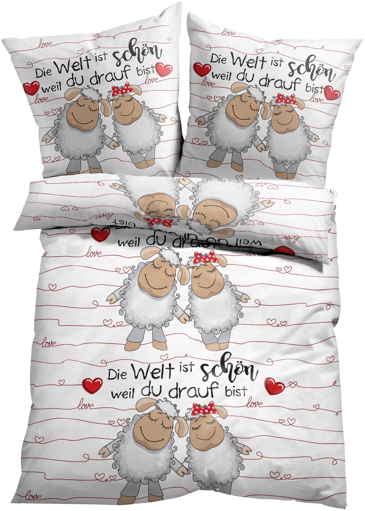 Parure de lit avec moutons