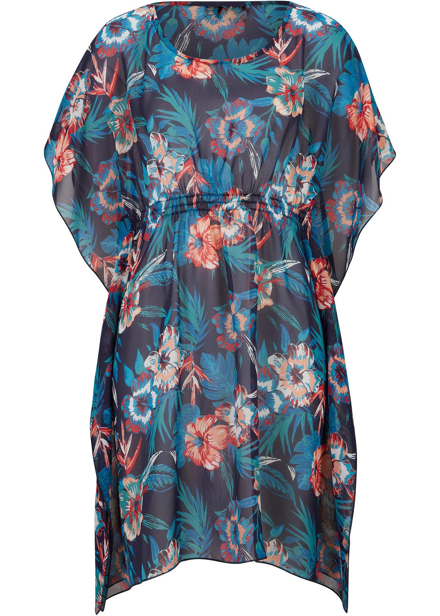 Tunique longue de plage en polyester recyclé