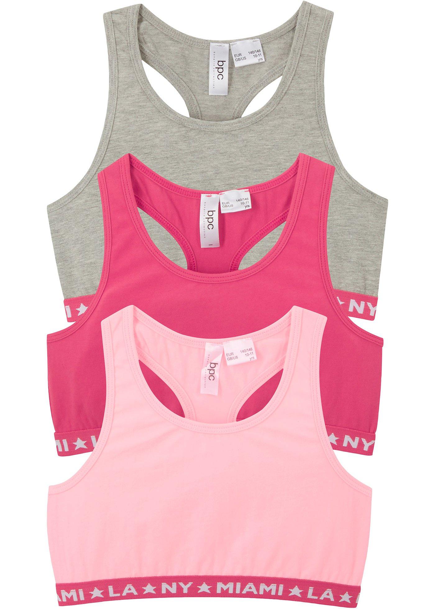 Lot de 3 brassières fille