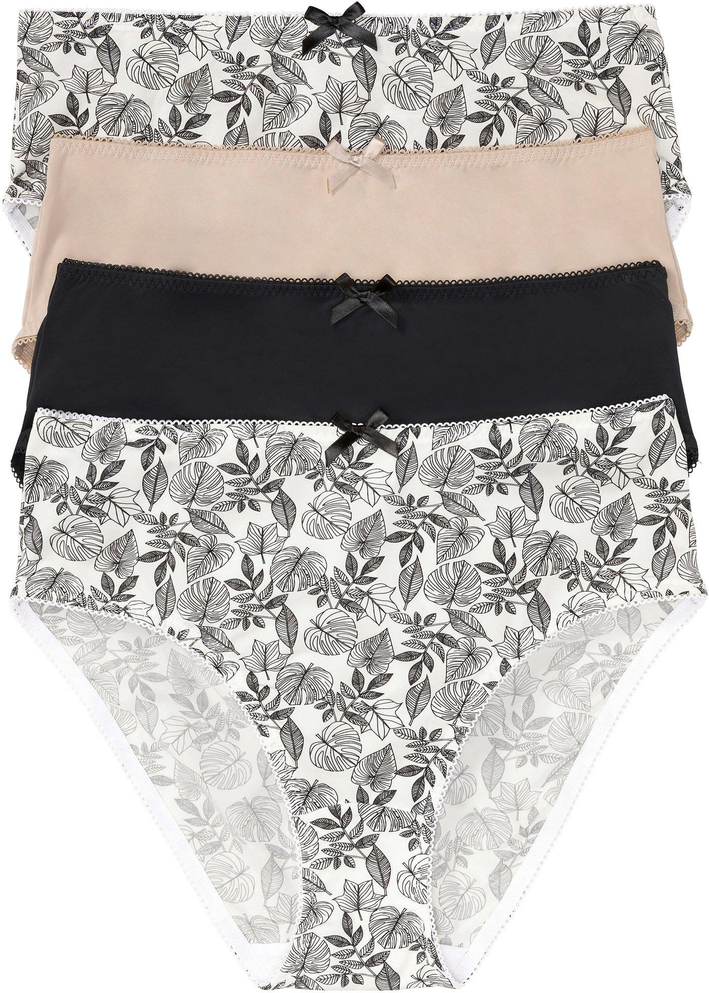 Lot de 4 maxi slips en microfibre