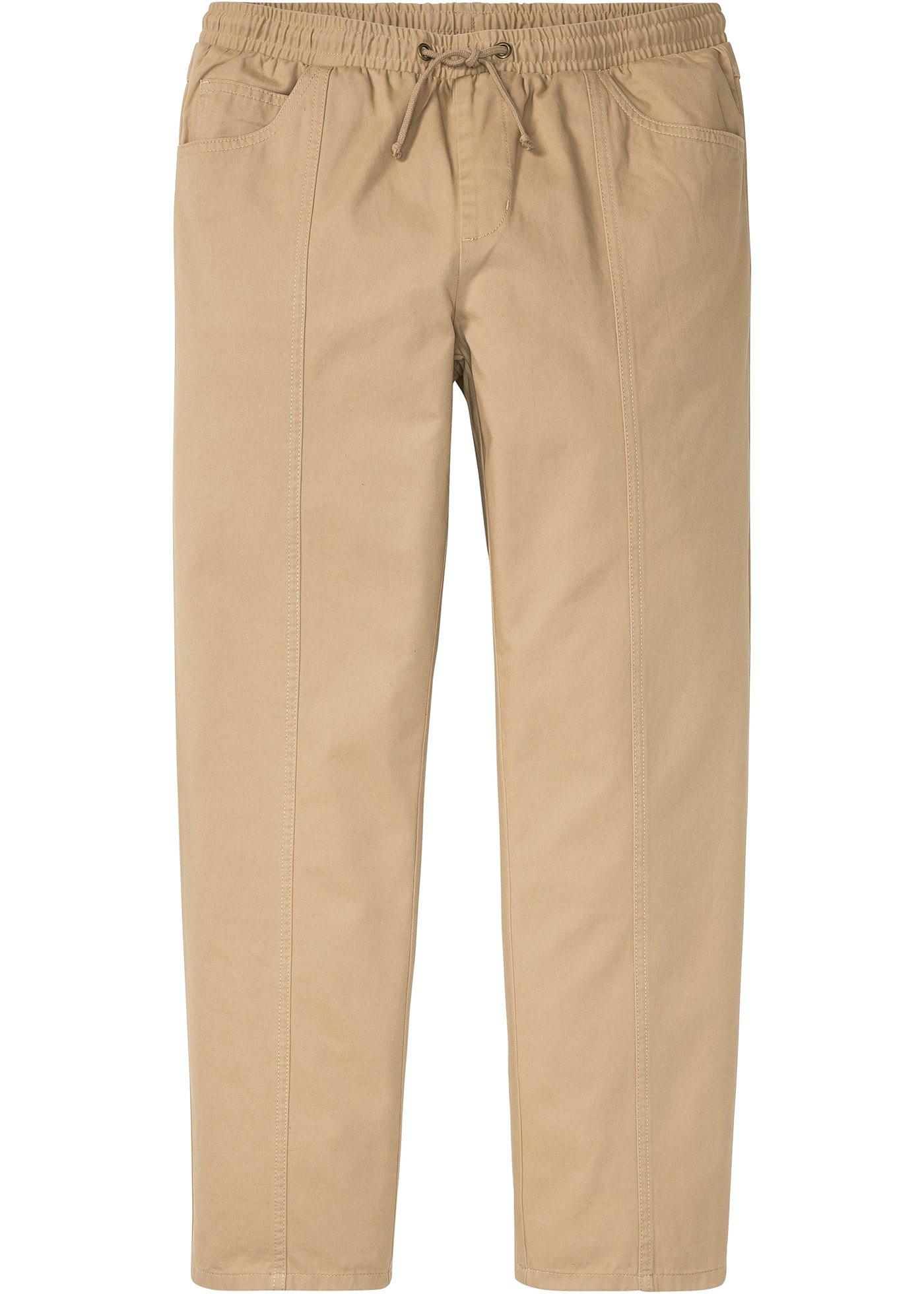 Pantalon taille extensible Classic Fit, Straight