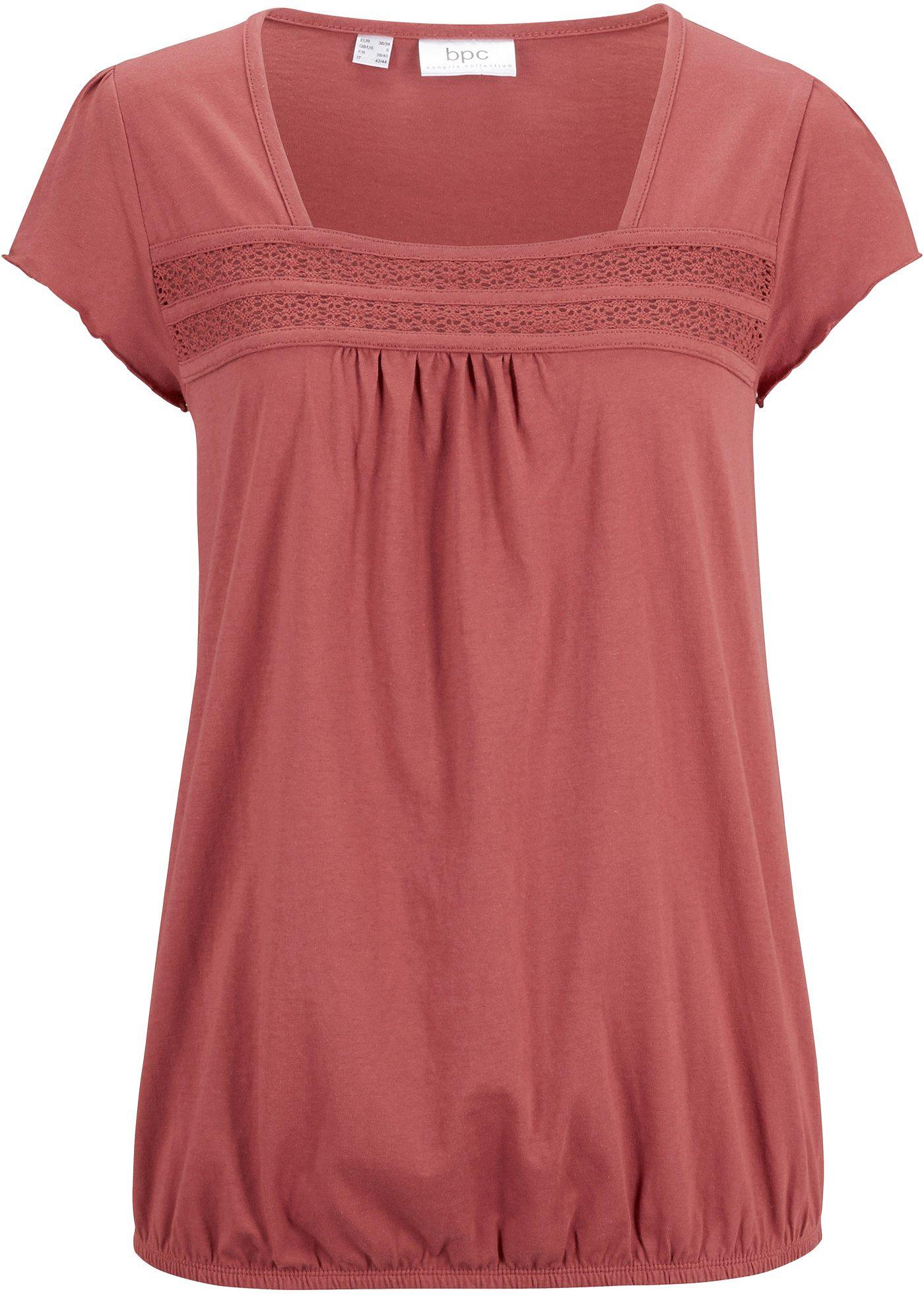 T-shirt avec col carré