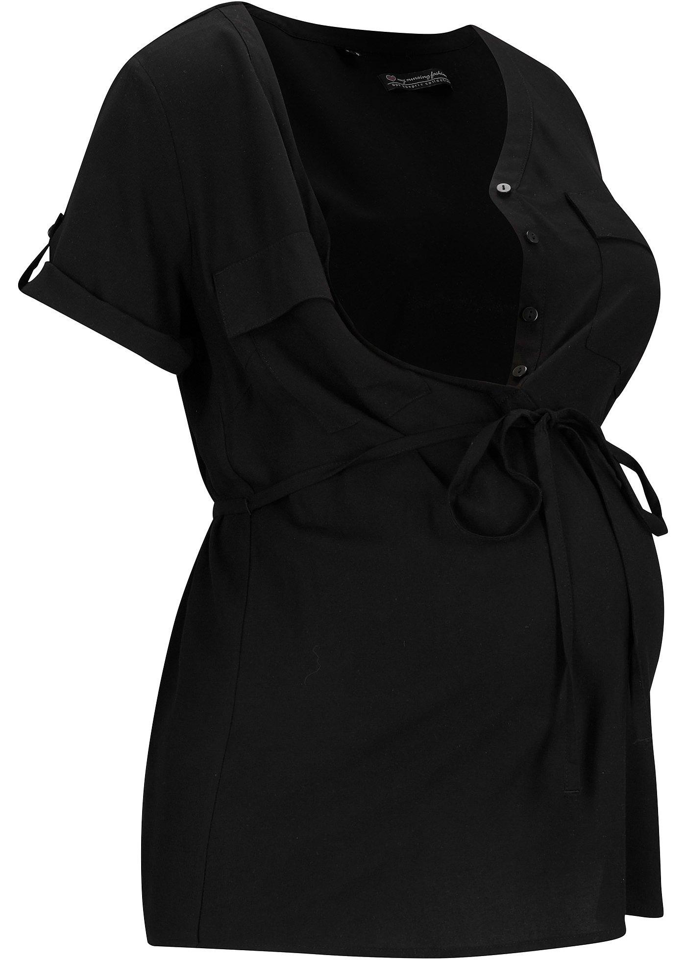 Blouse de grossesse avec fonction allaitement en viscose