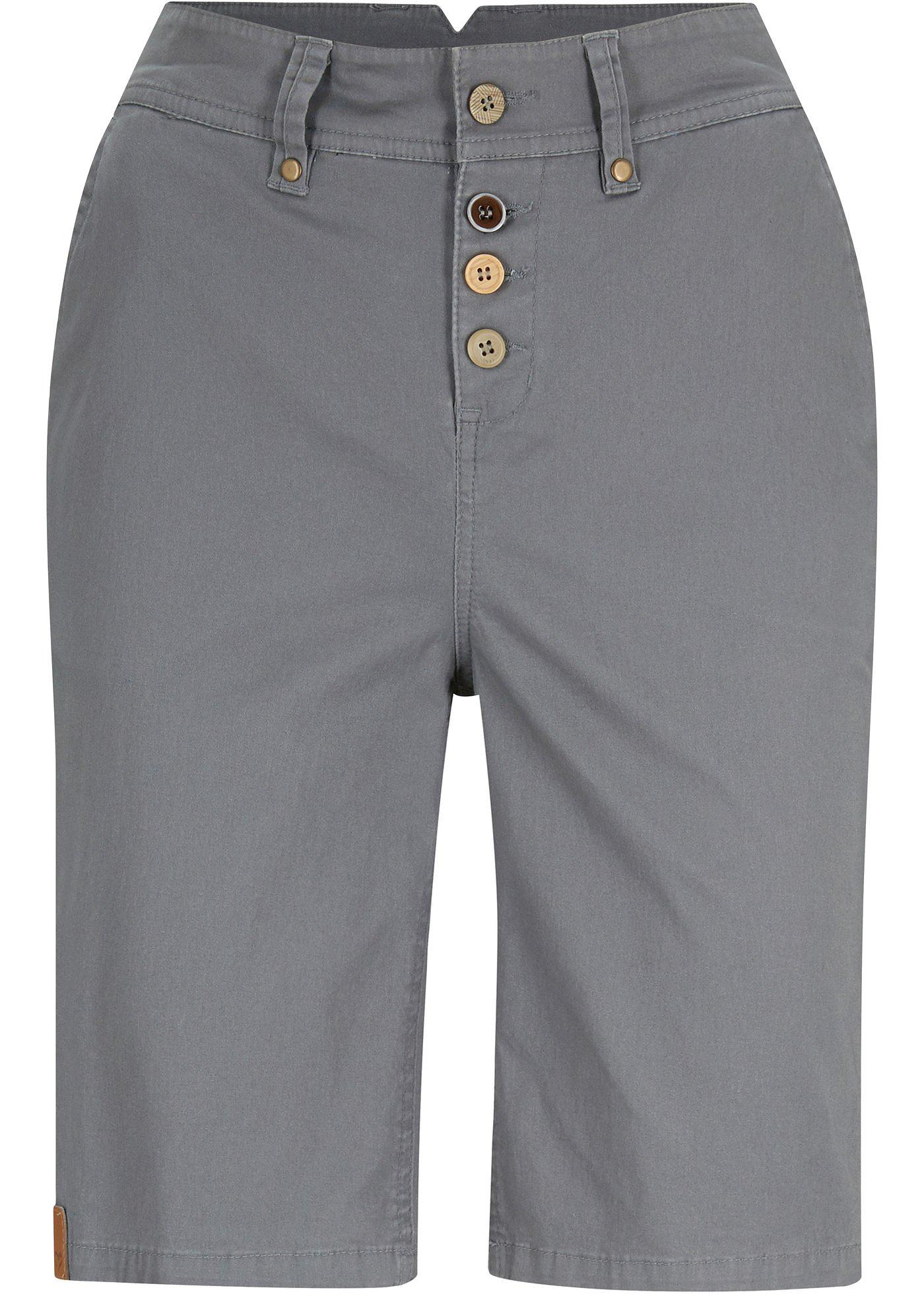 Bermuda extensible avec patte de boutonnage