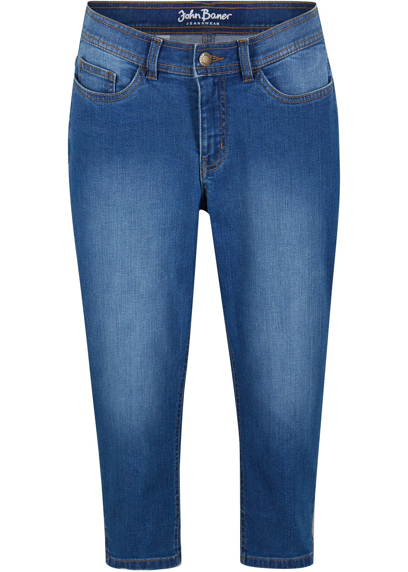 Jean corsaire confort stretch avec effet sculptant