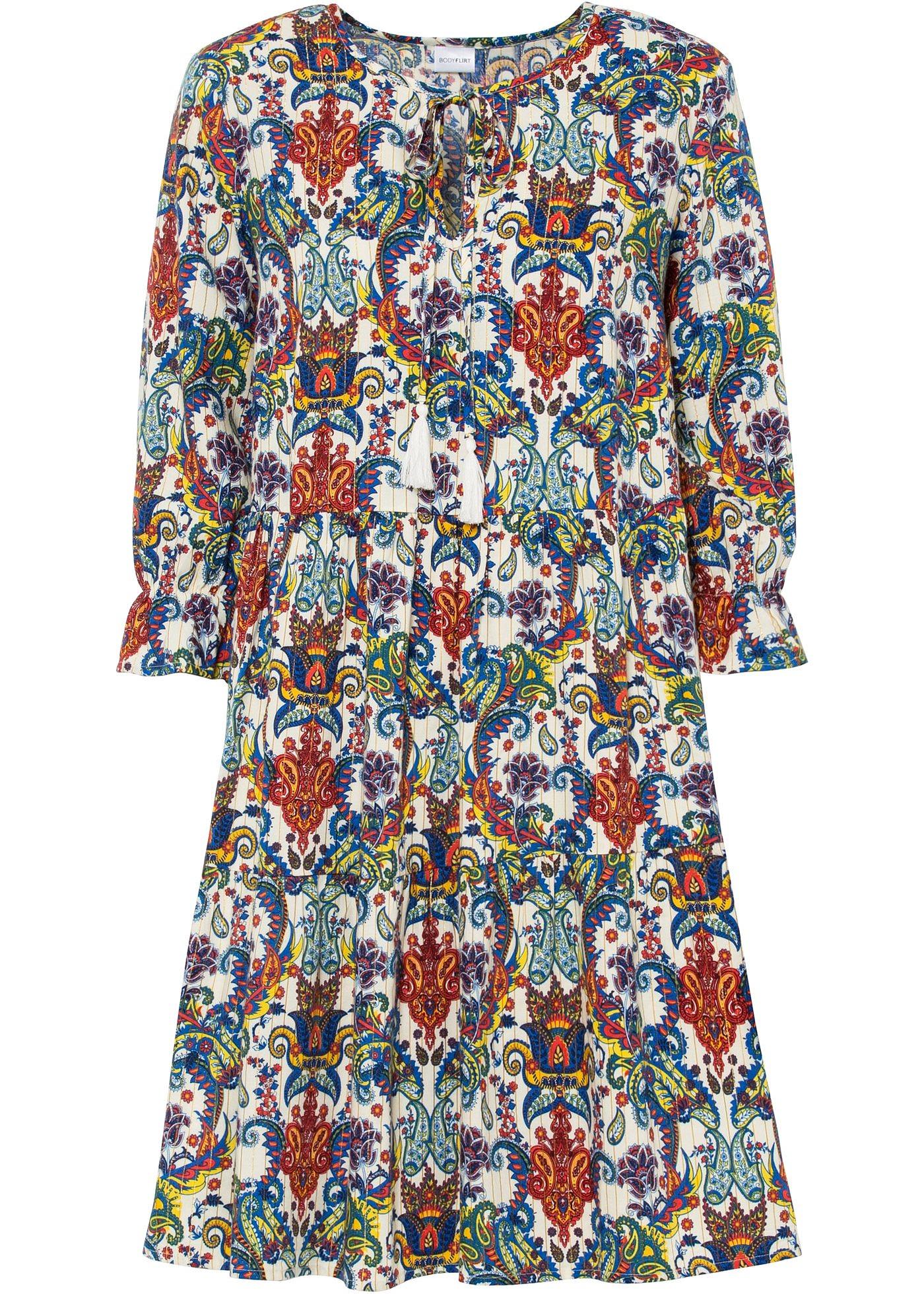 Robe-tunique avec effet brillant