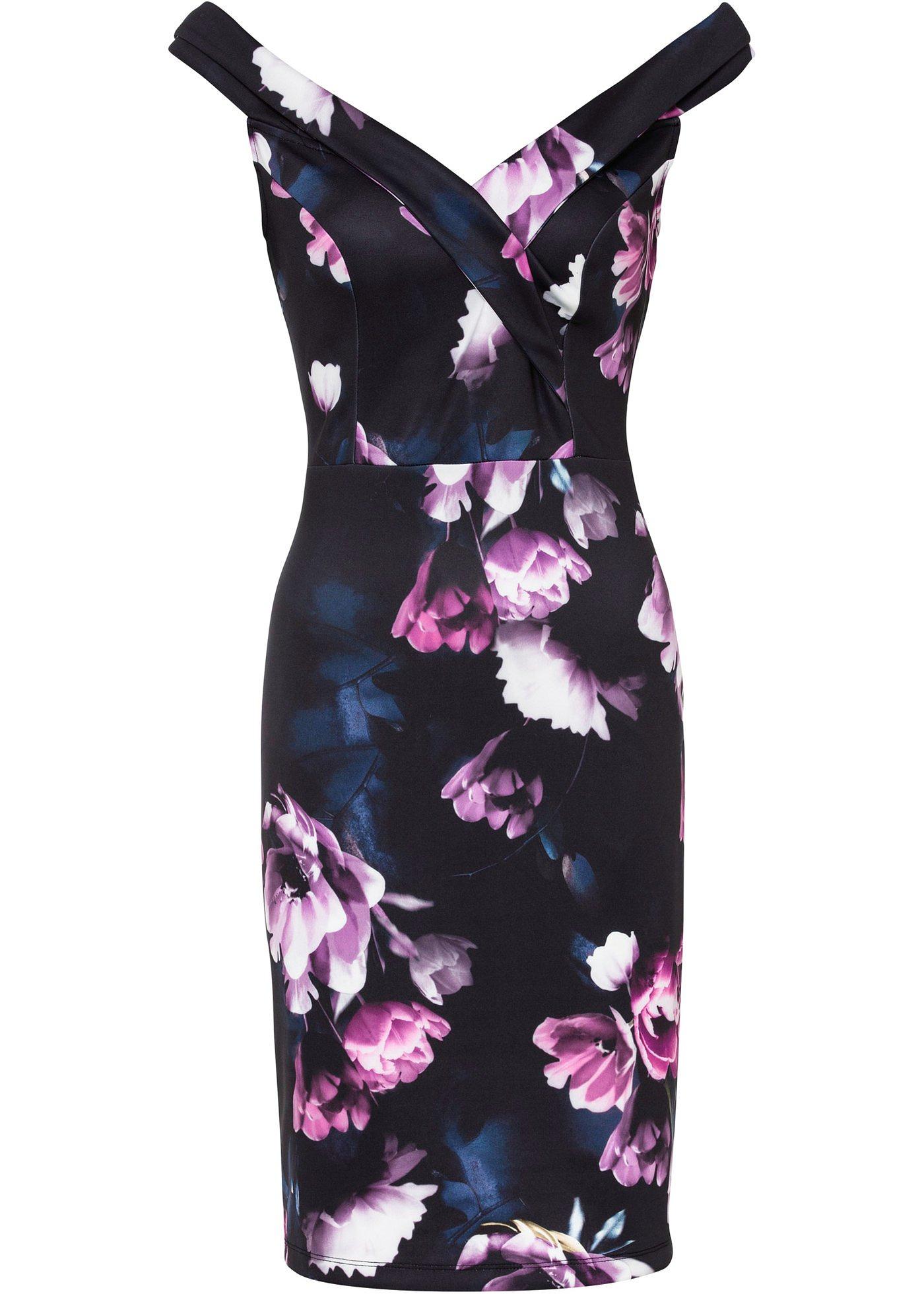 Robe Carmen à fleurs