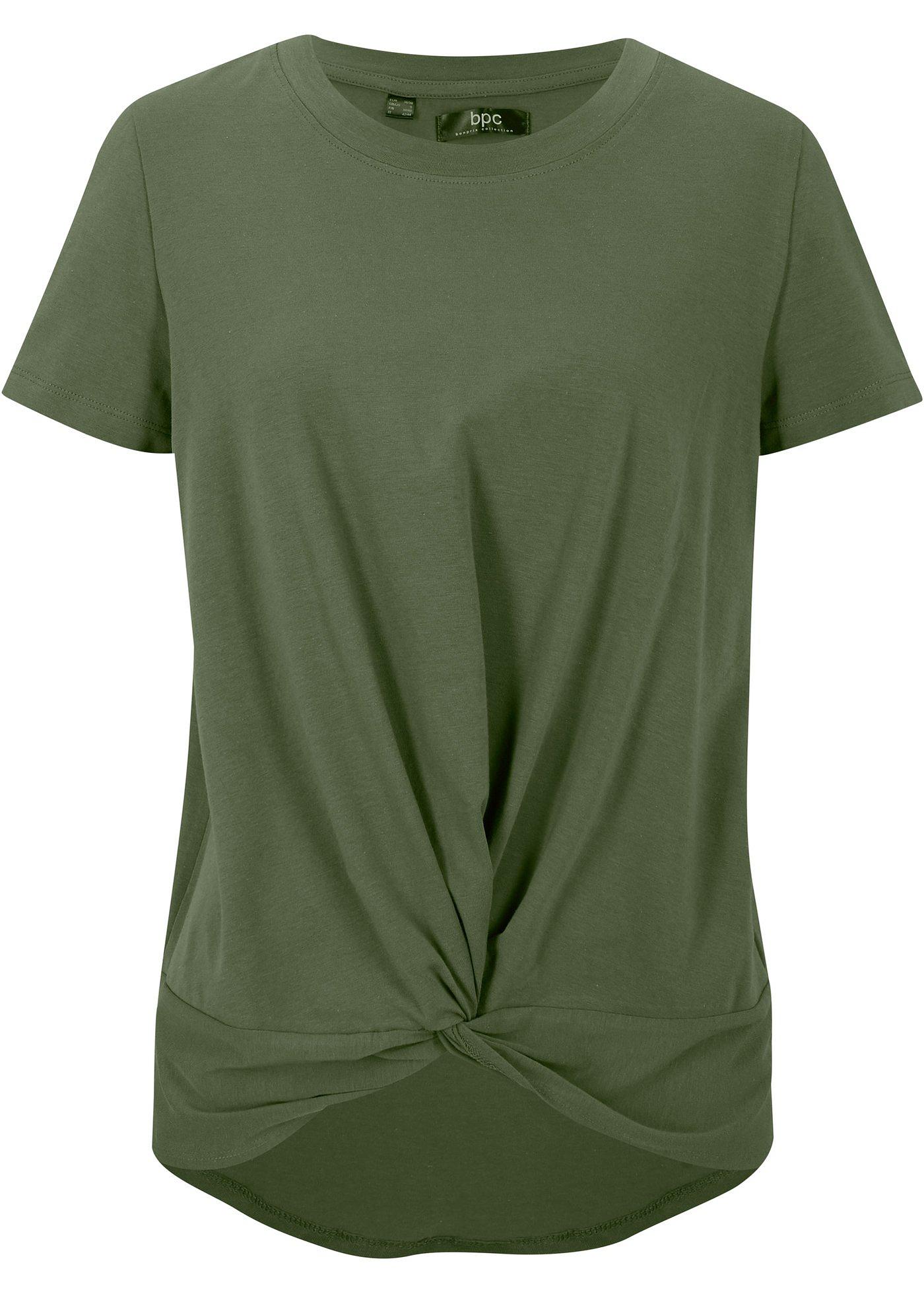 T-shirt court-long en coton bio