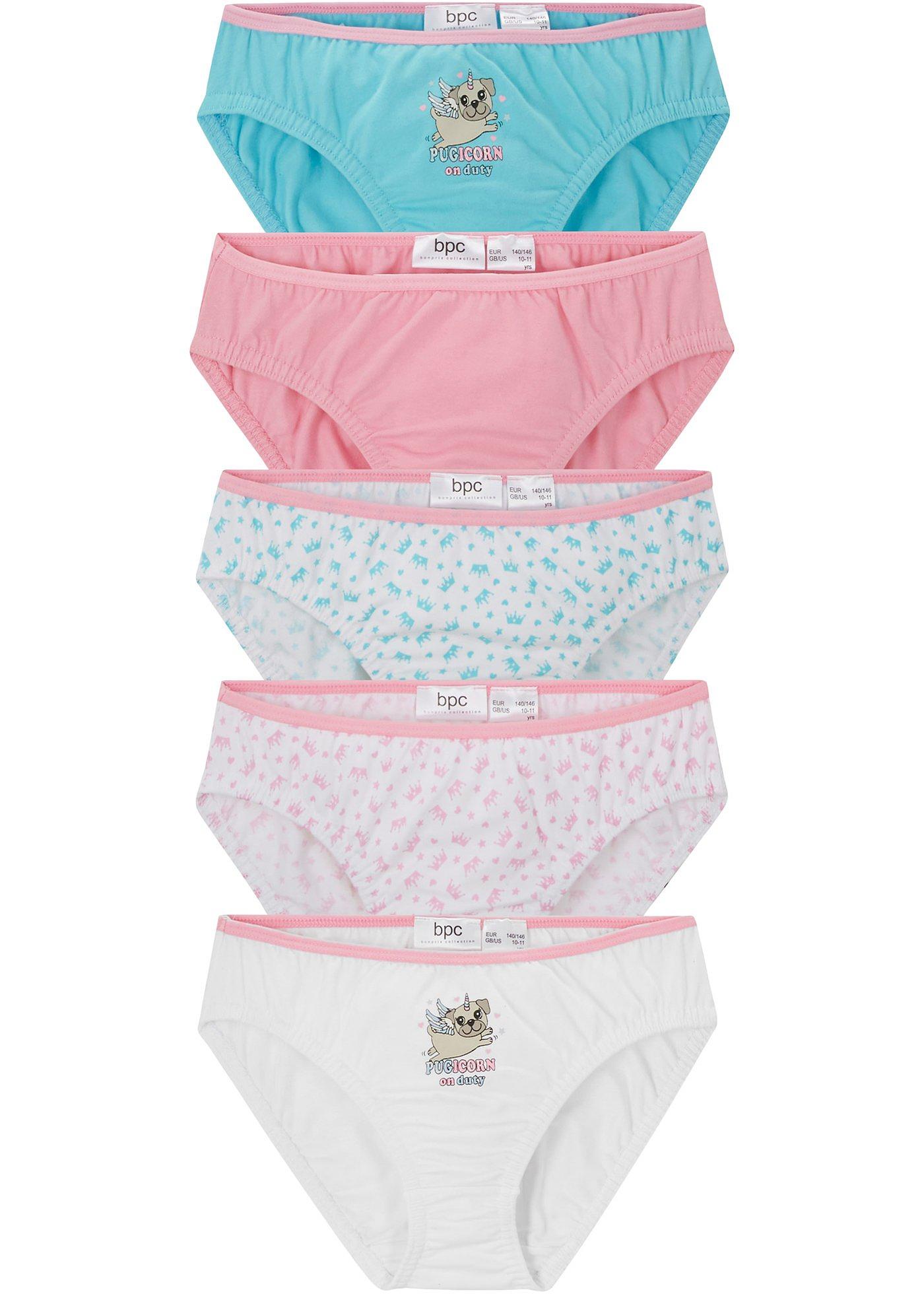 Lot de 5 slips fille