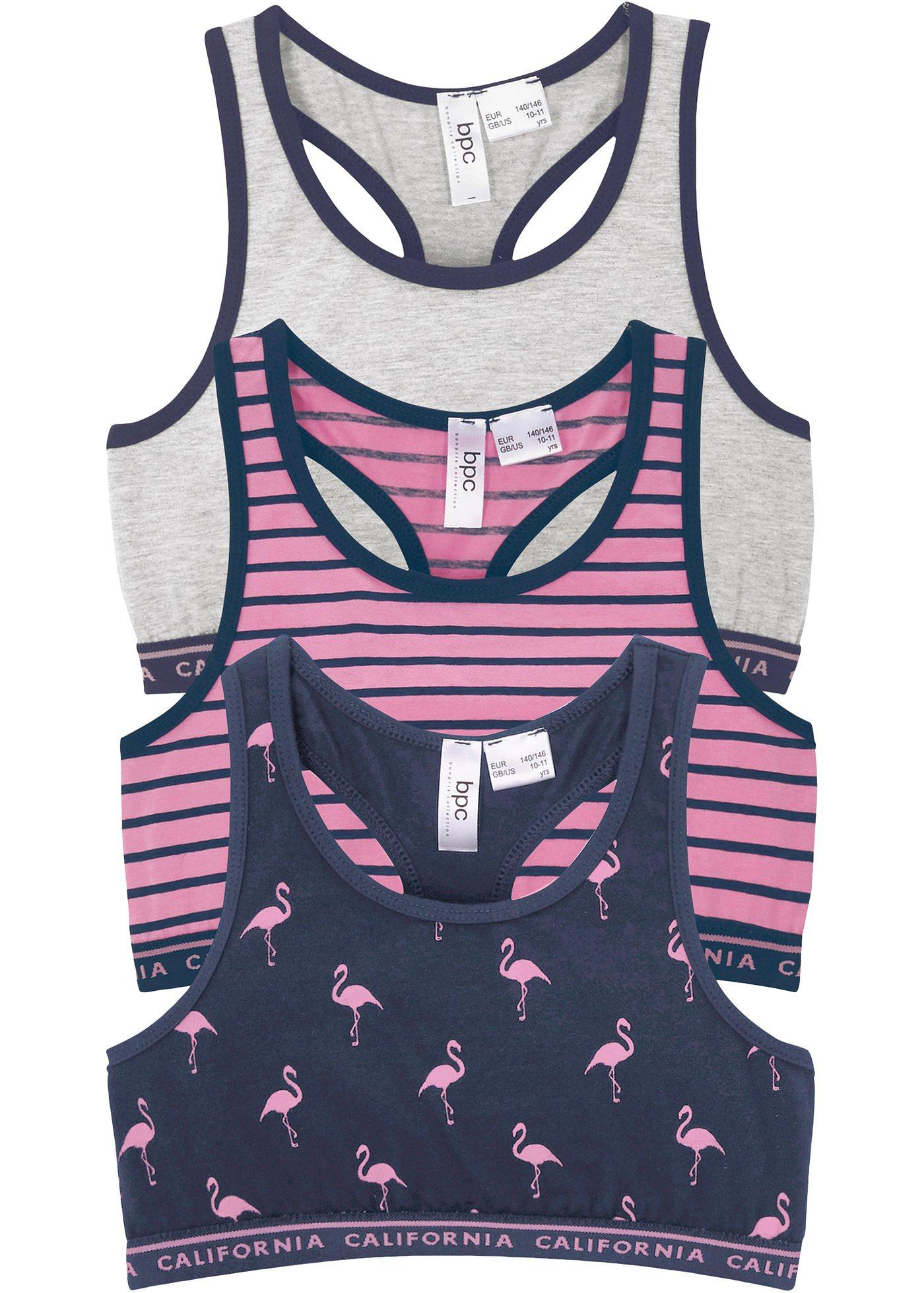 Lot de 3 brassières fille