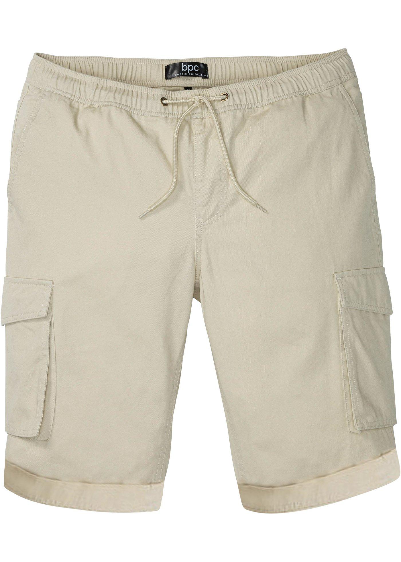 Bermuda cargo taille extensible confort pour le ventre, Regular Fit