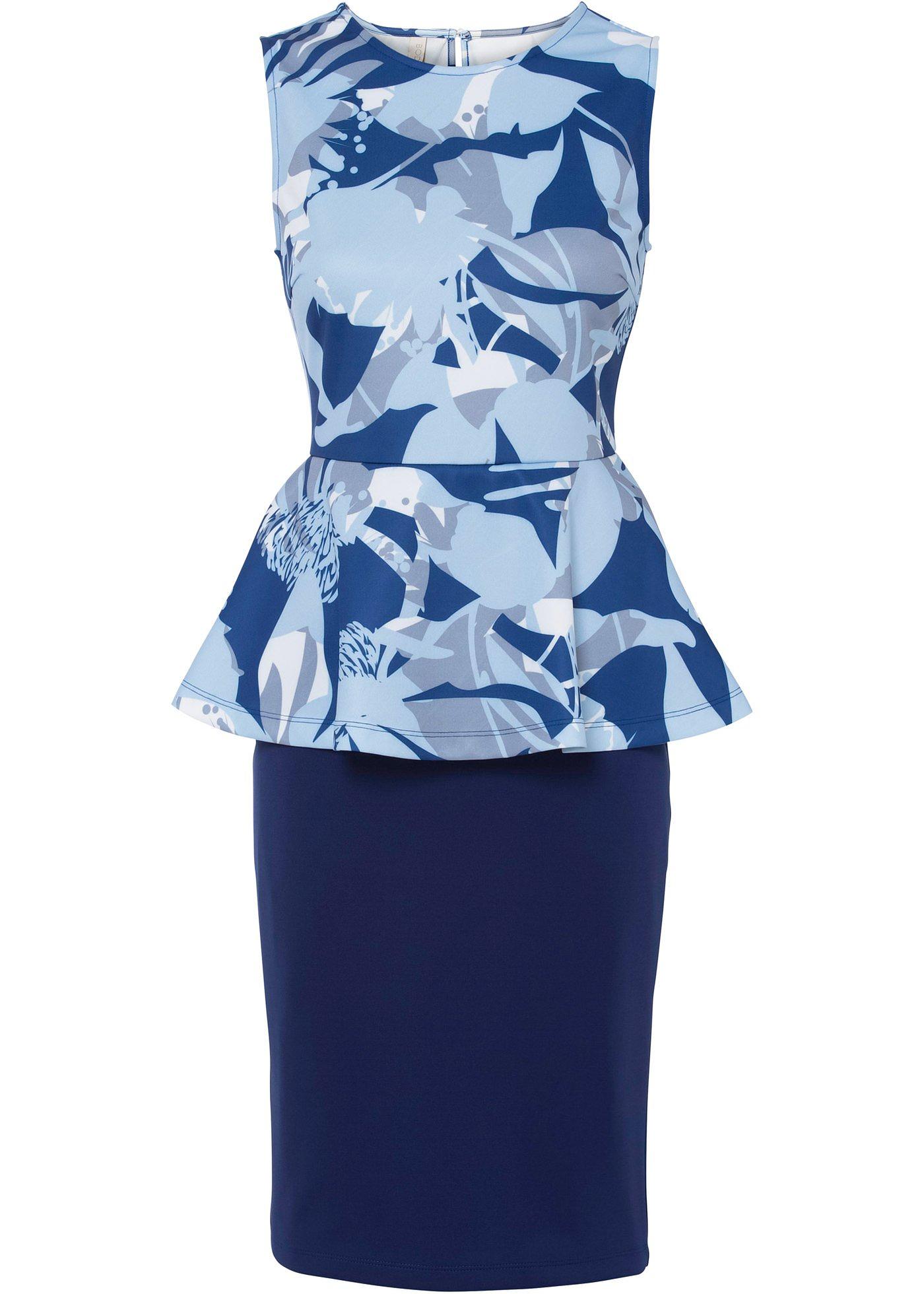 Robe fourreau à imprimé floral