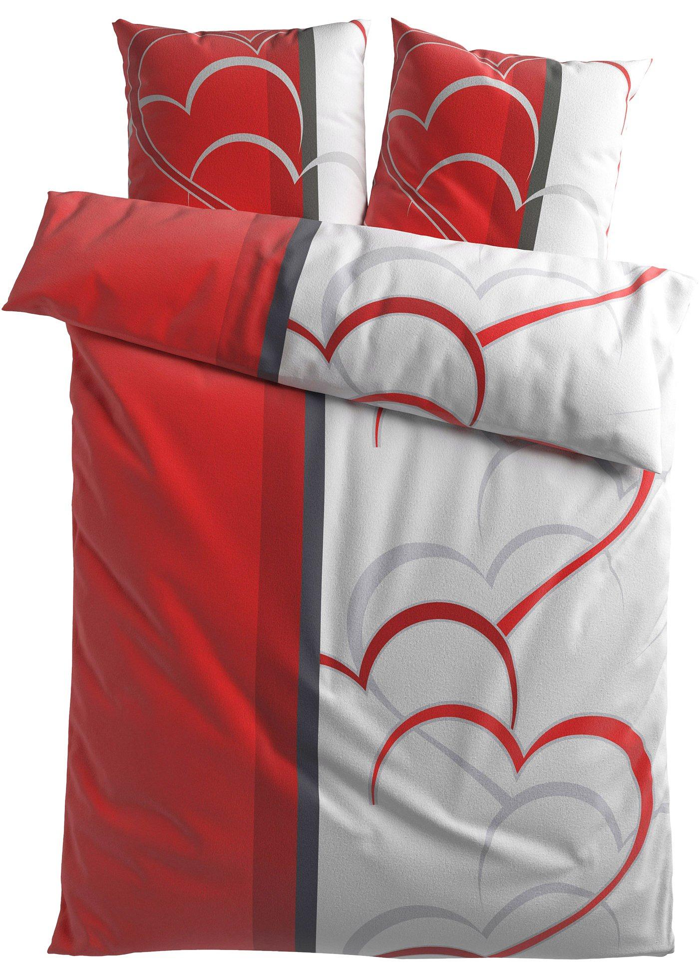 Parure de lit motifs cœurs
