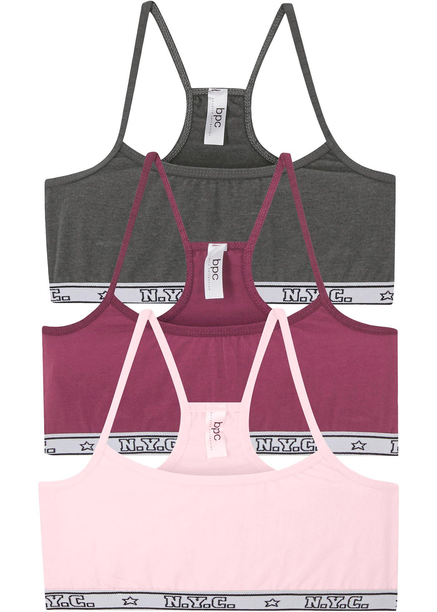 Lot de 3 brassières fille