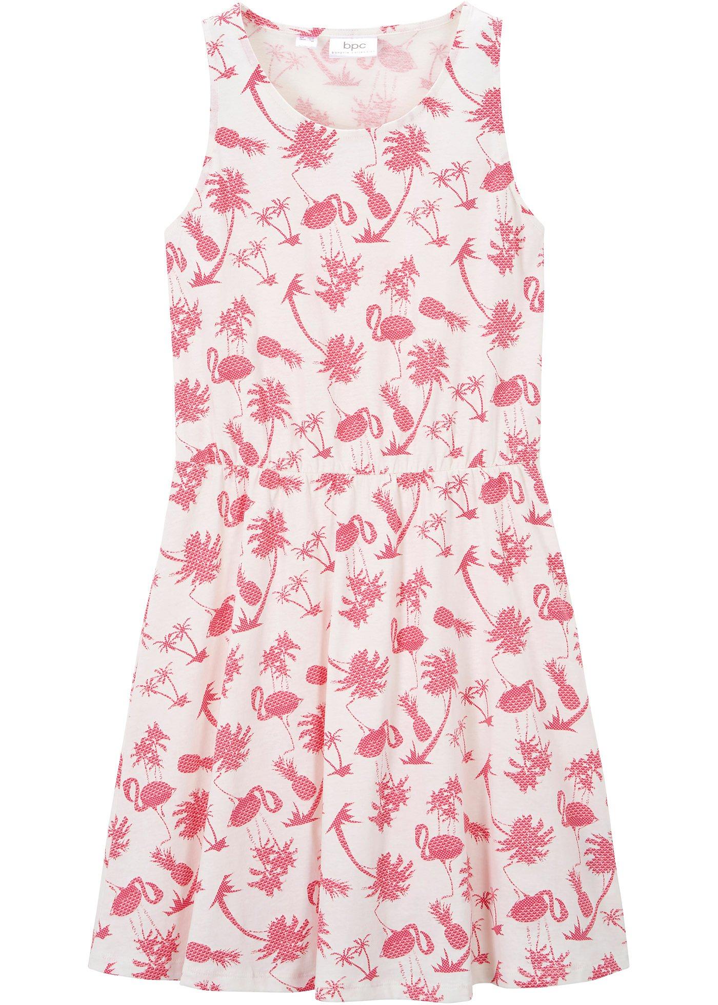 Robe estivale fille en jersey coton bio