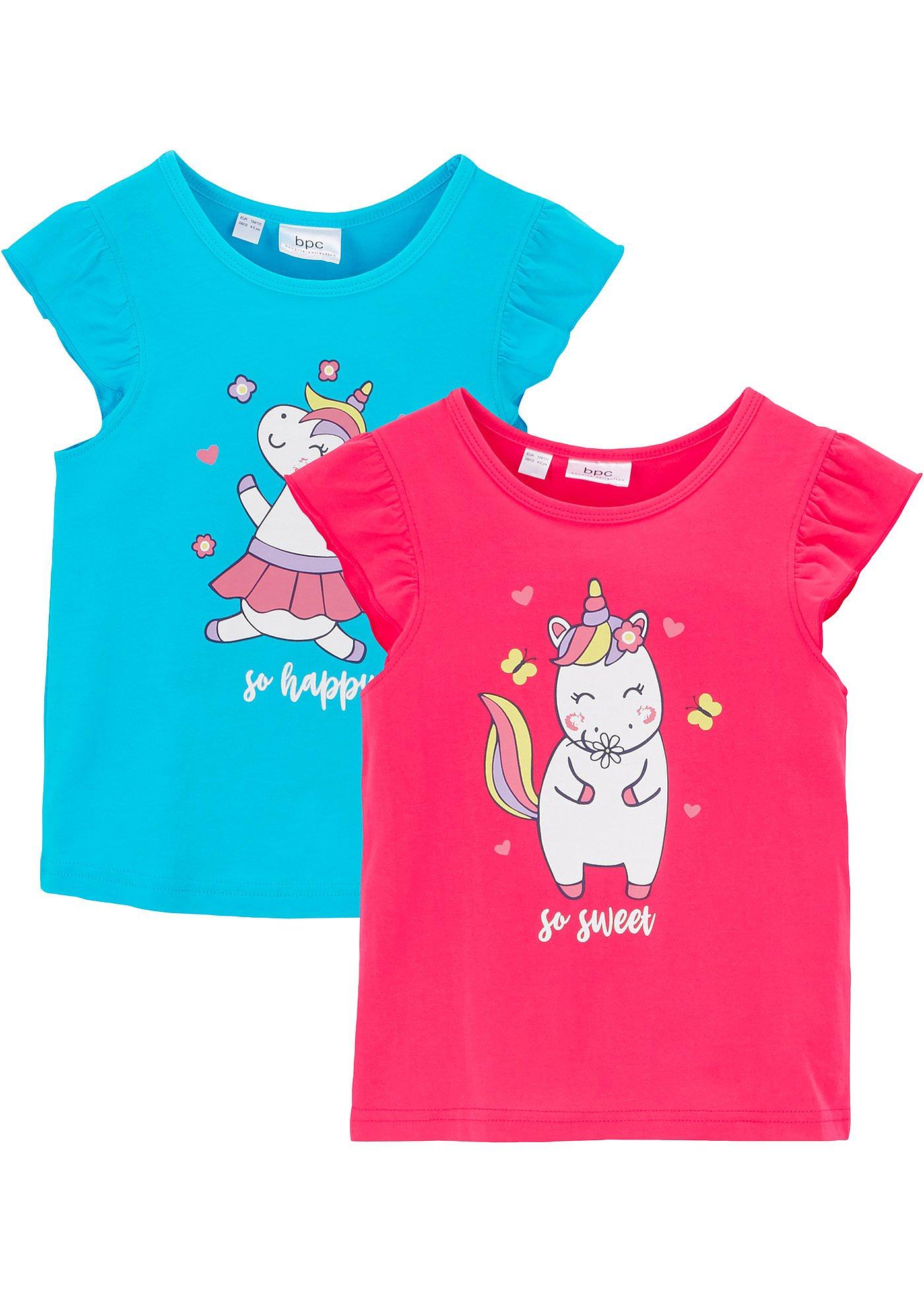 Image de Lot de 2 T-shirts fille en coton