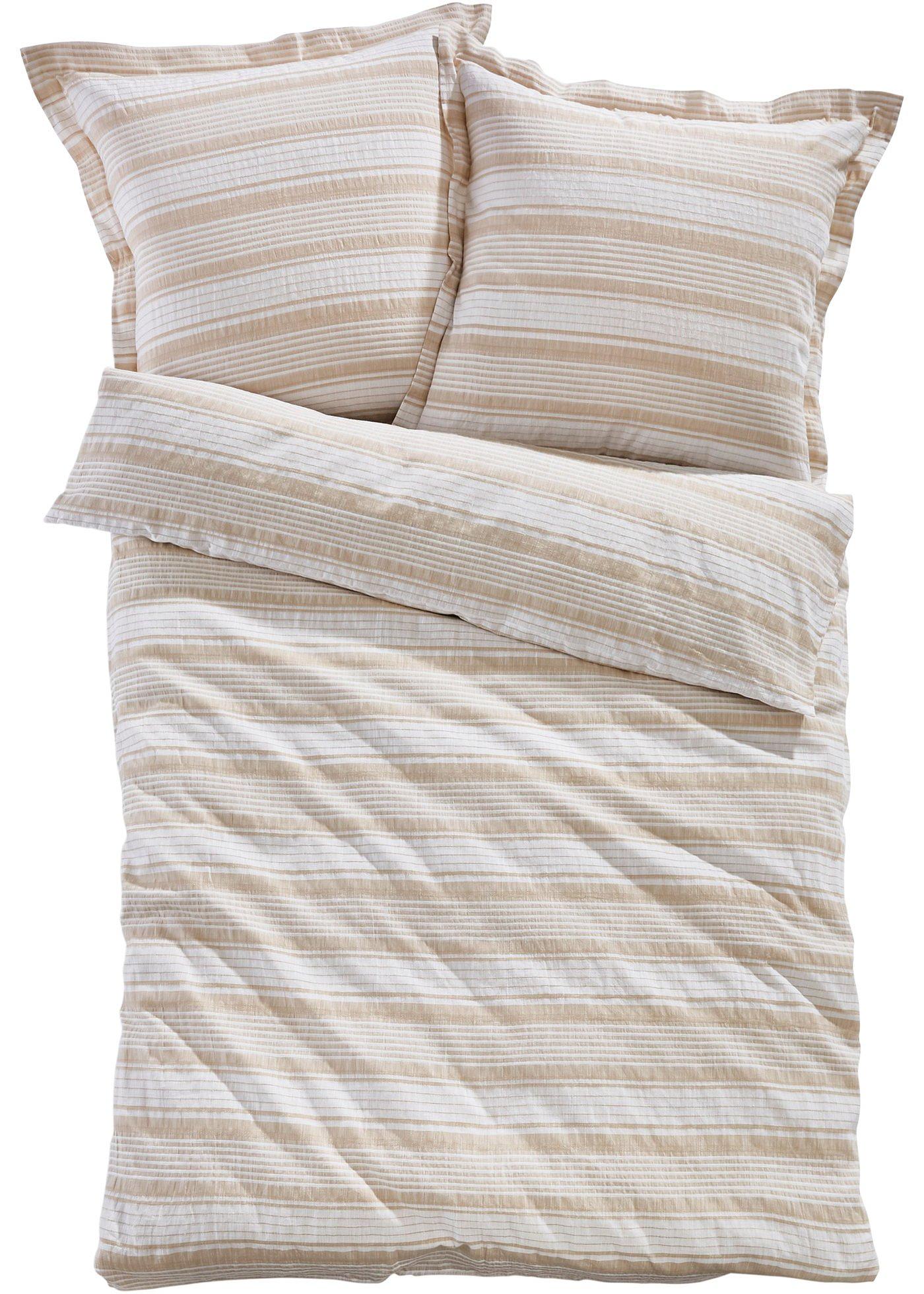 Parure de lit à rayures