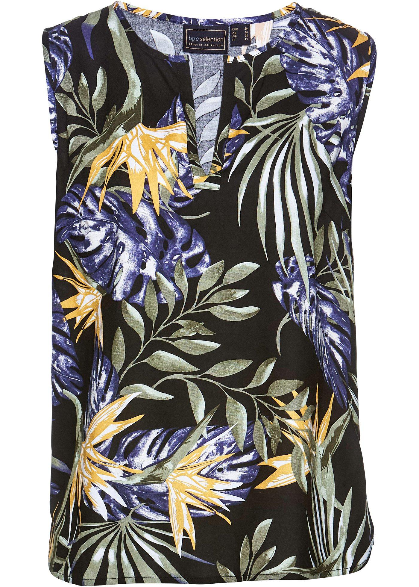 Top blouse en viscose