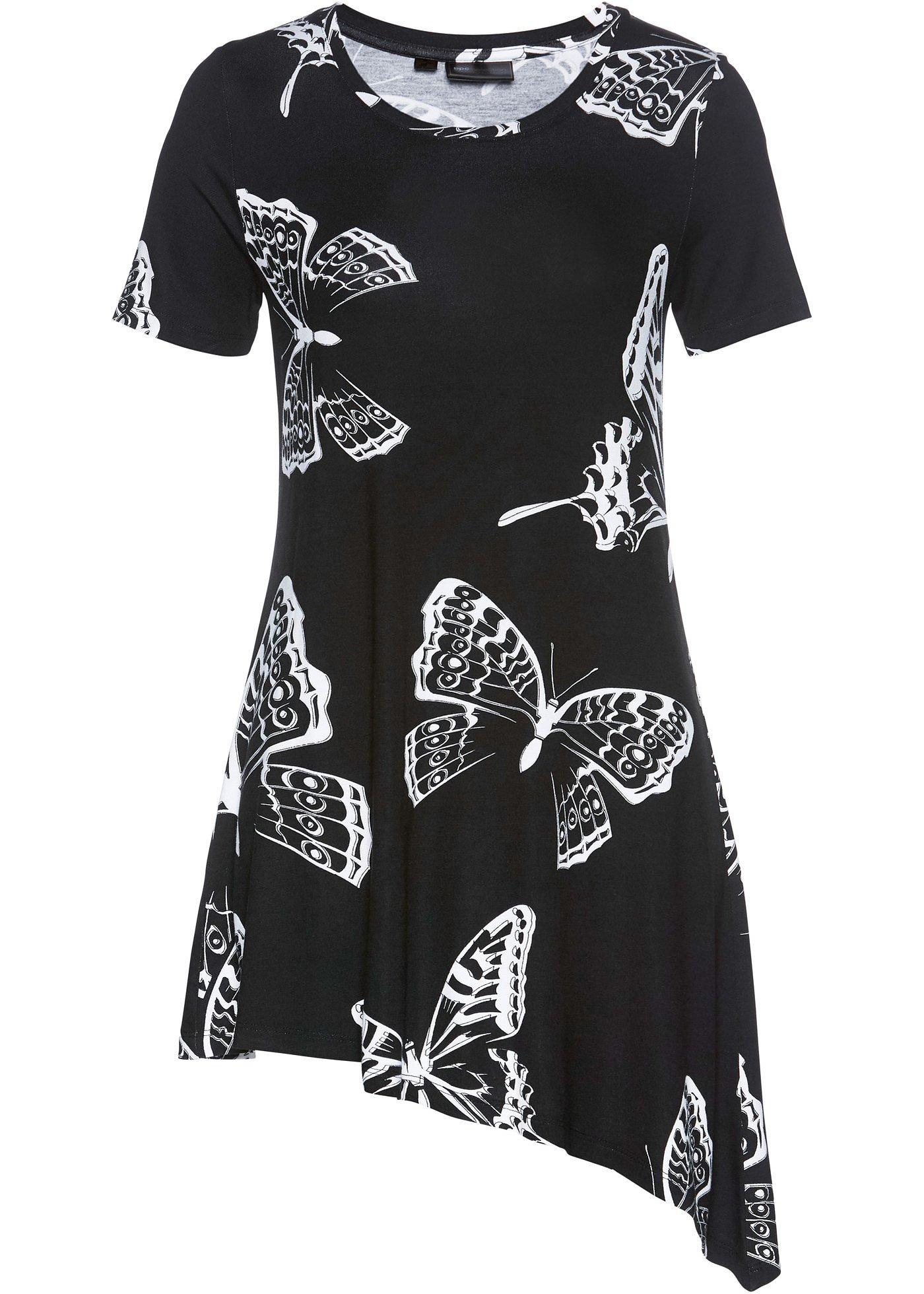 T-shirt long asymétrique