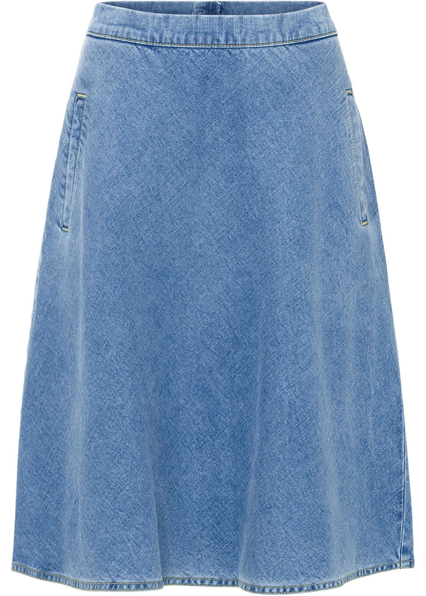 Jupe en jean évasée