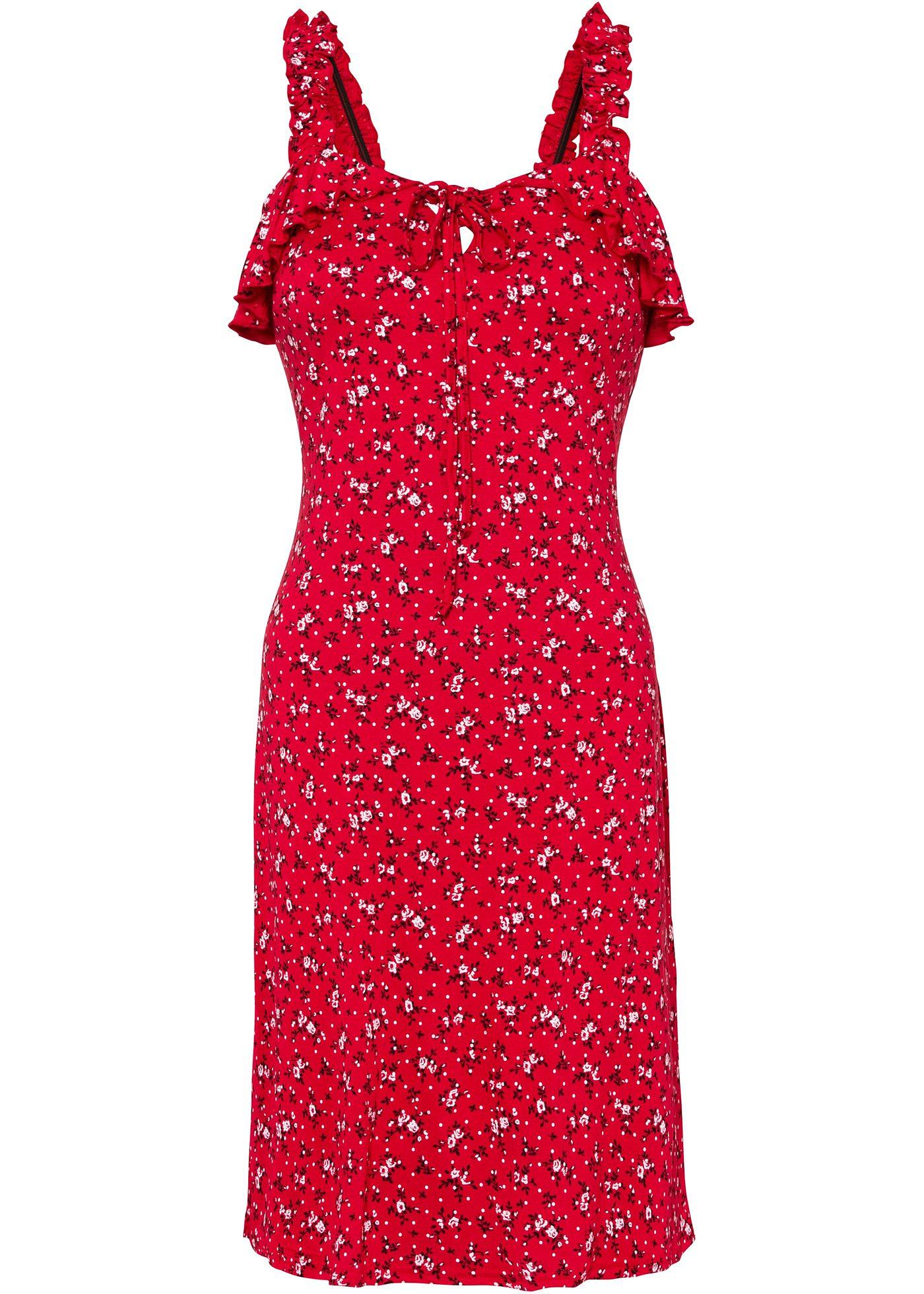 Robe en jersey imprimée