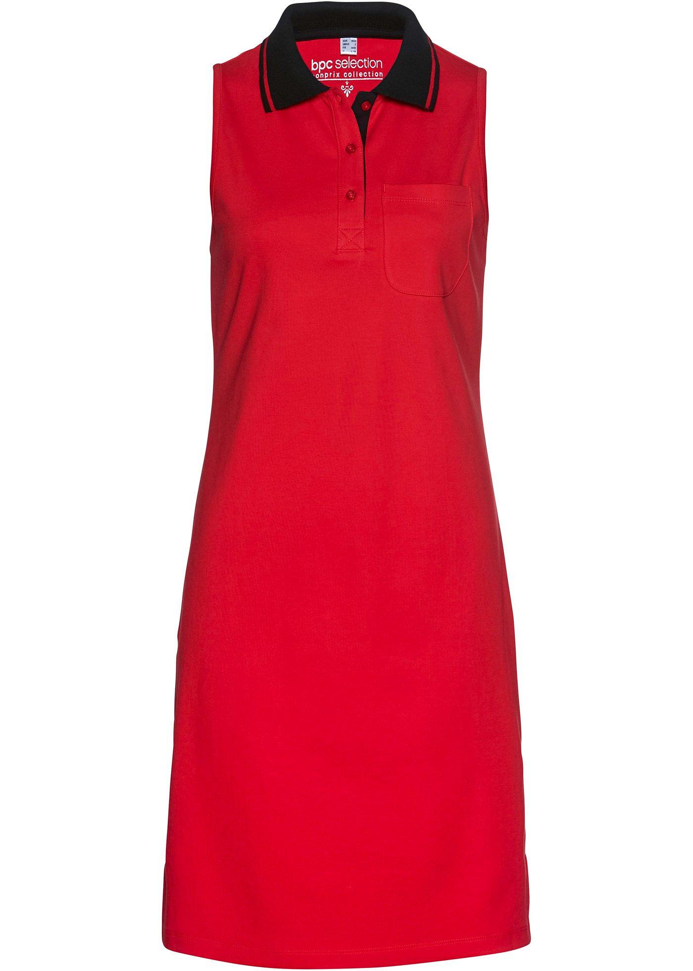 Robe polo sans manches