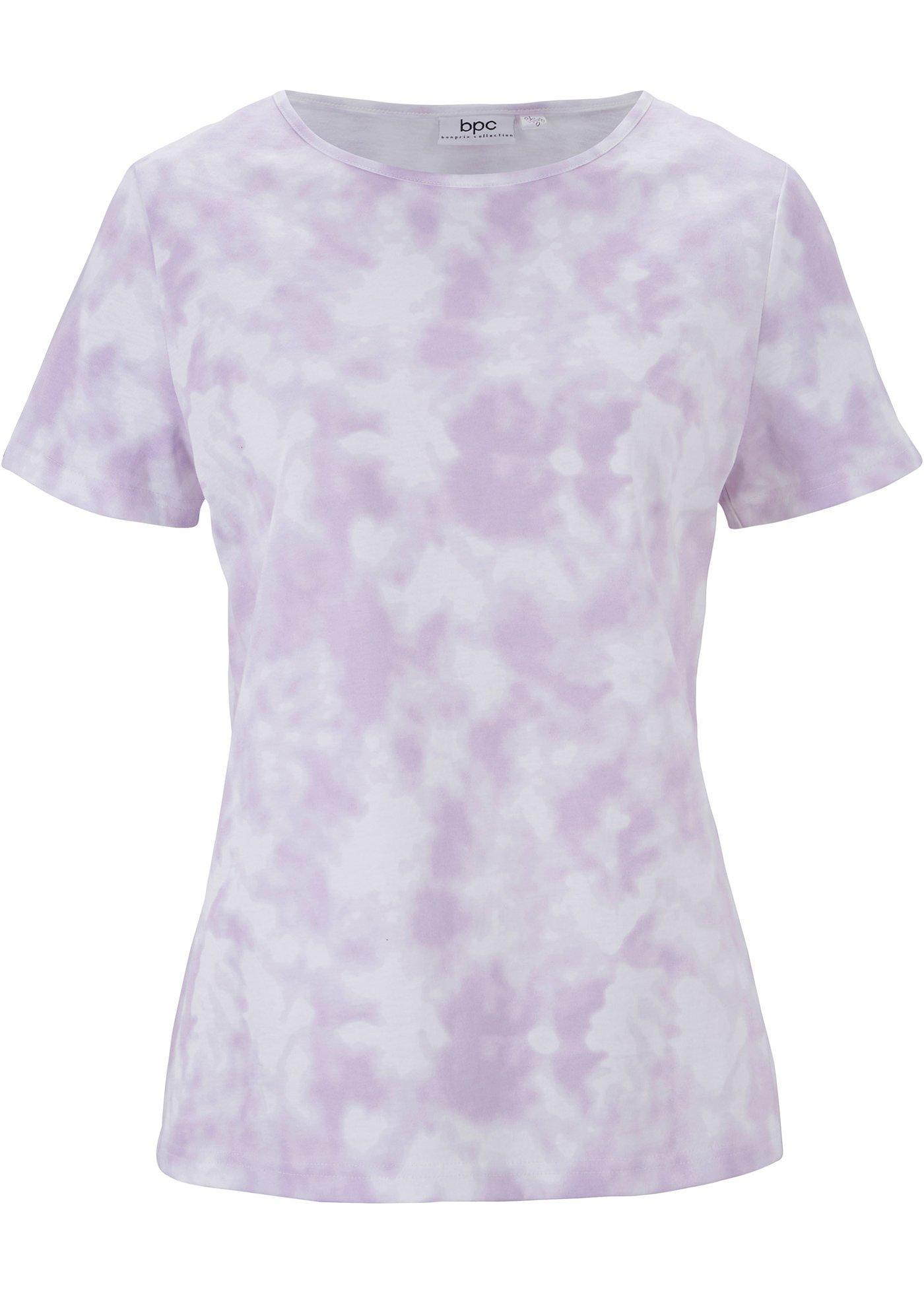 T-shirt manches courtes avec effet batik