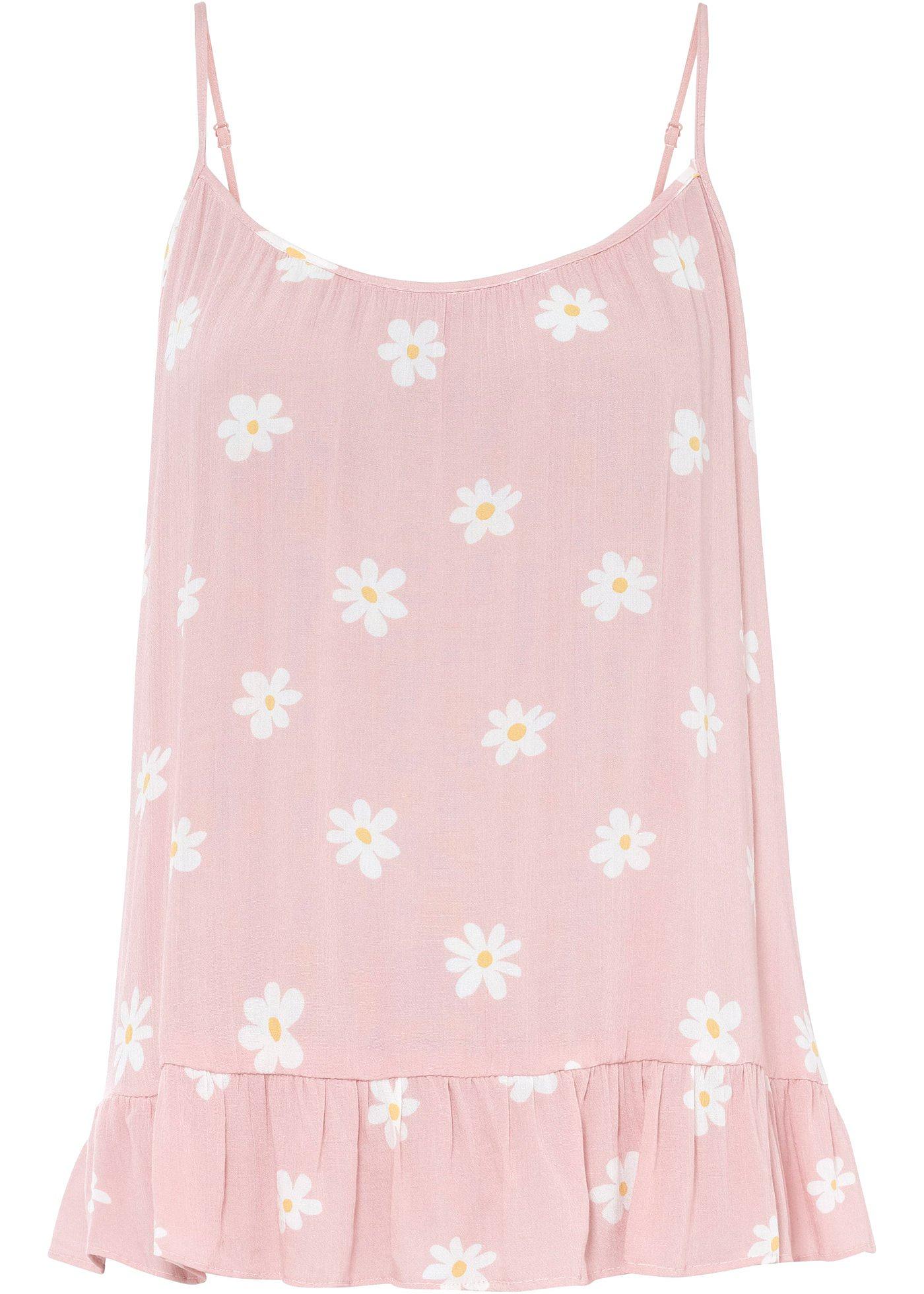 Top imprimé à fleurs